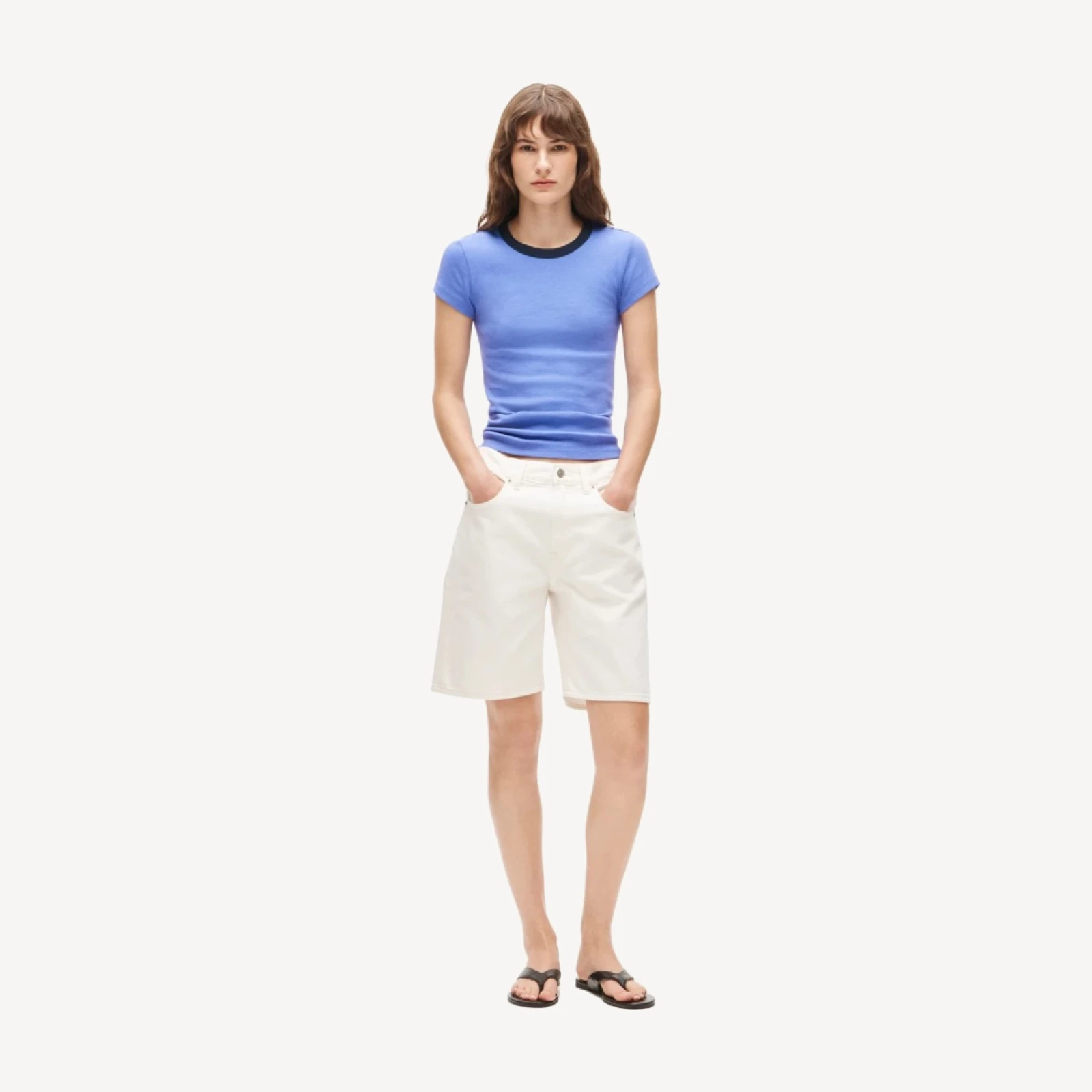 Perfect-fit ringer T-shirt