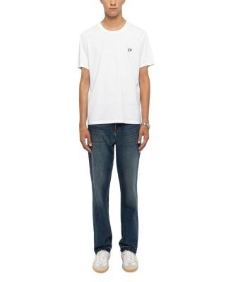 Zadig & Voltaire Tommy Zv Cotton Logo Crewneck T-Shirt