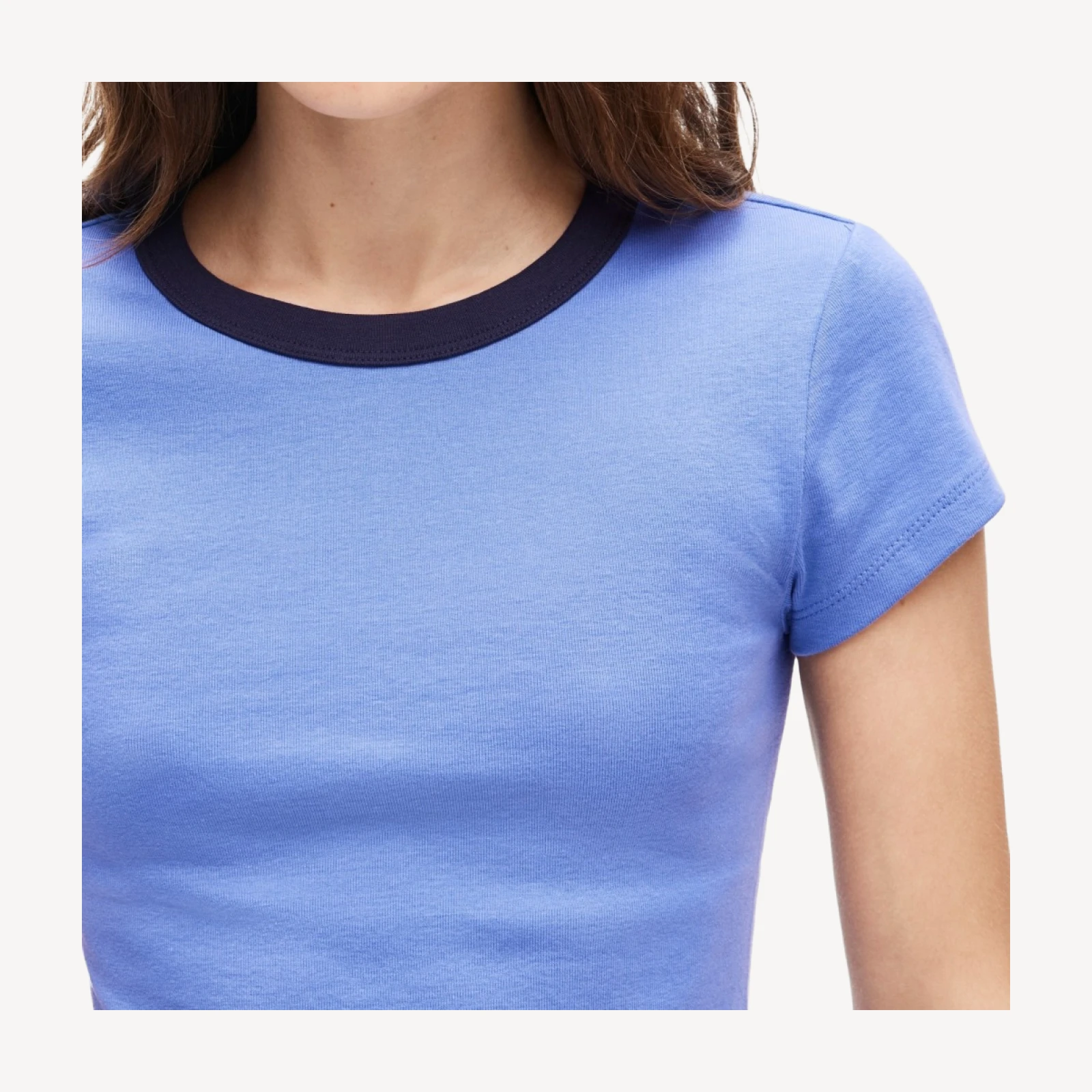 Perfect-fit ringer T-shirt
