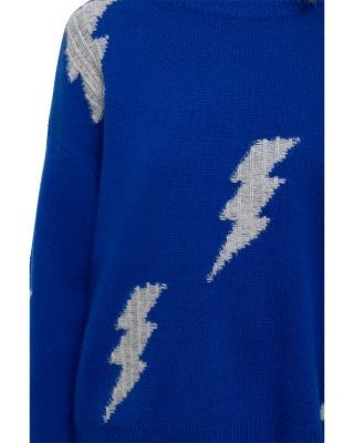 Zadig & Voltaire Markuz Cashmere Lightning Bolt Sweater