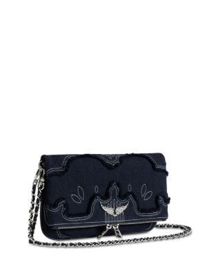 Zadig & Voltaire Rock Denim Clutch