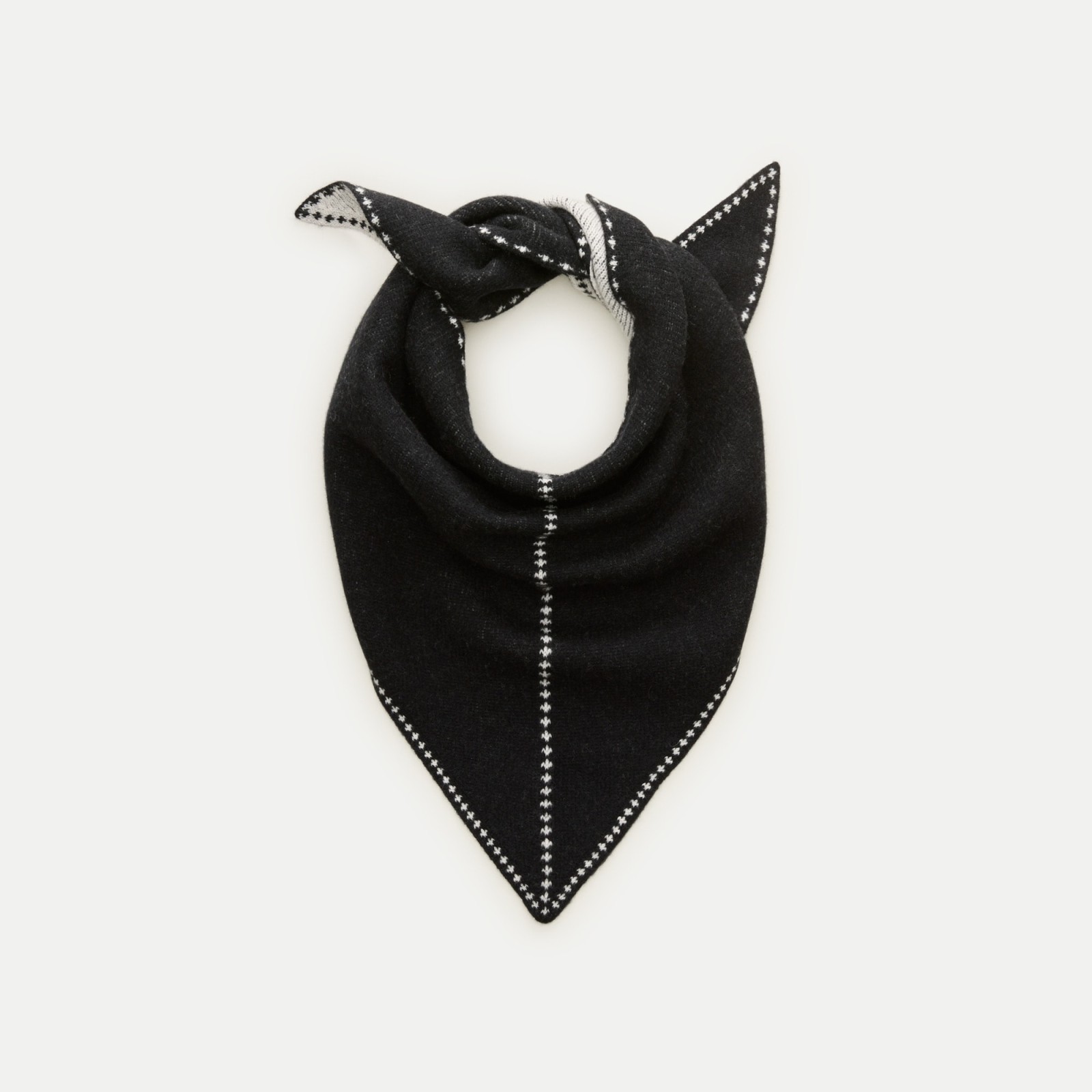 Reversible bandana in vintage wool