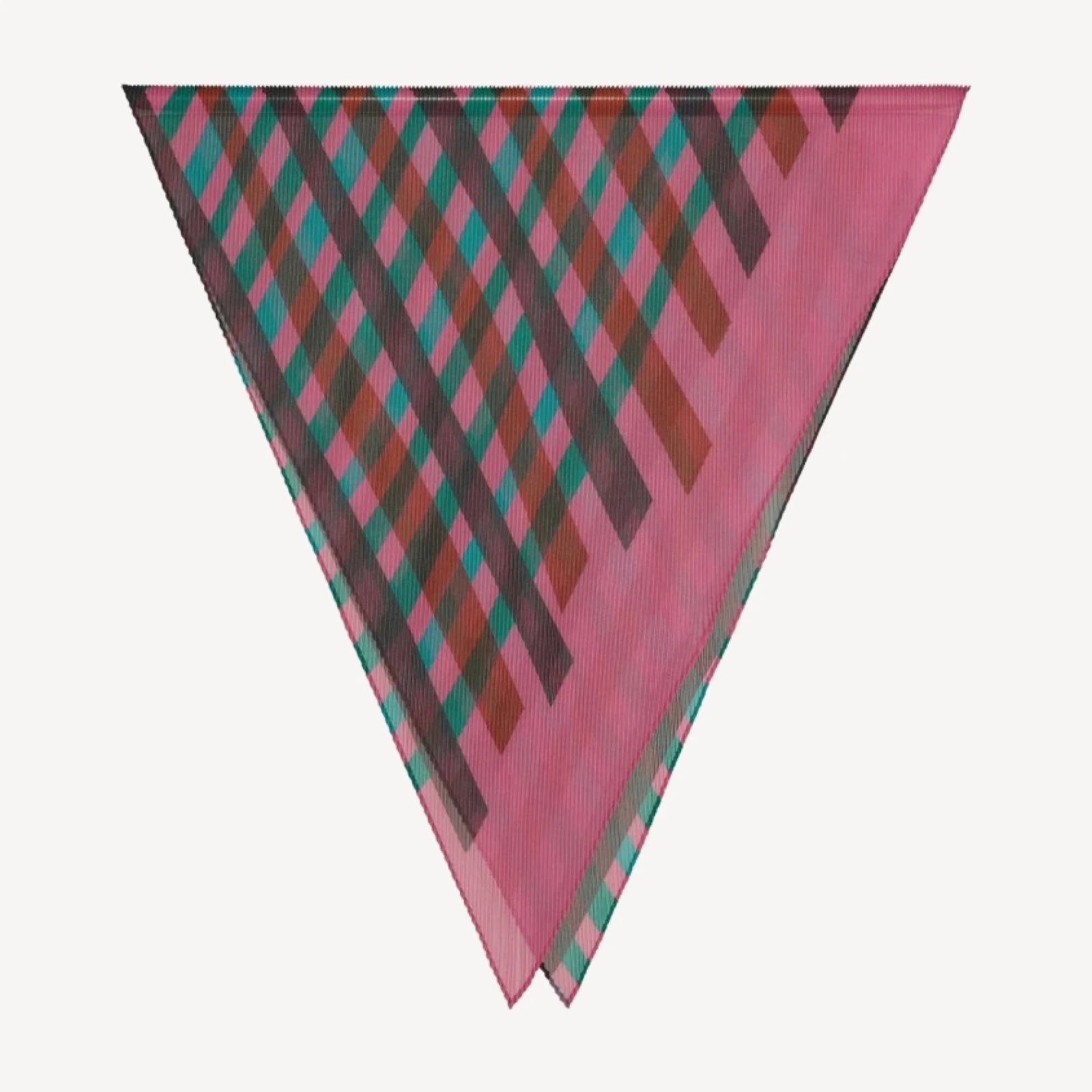 TAPE CHECK PLEATS STOLE