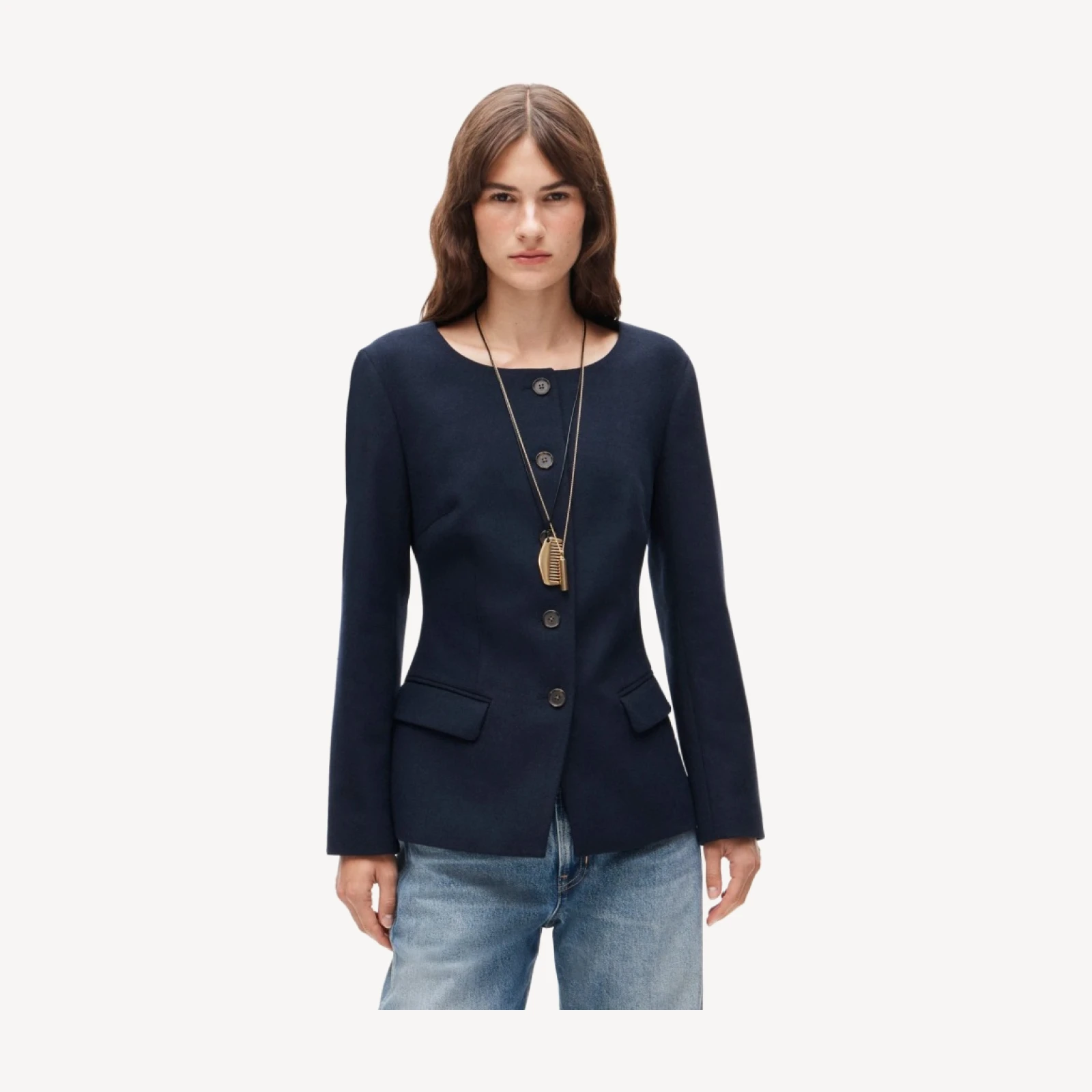 Lady jacket in wool blend