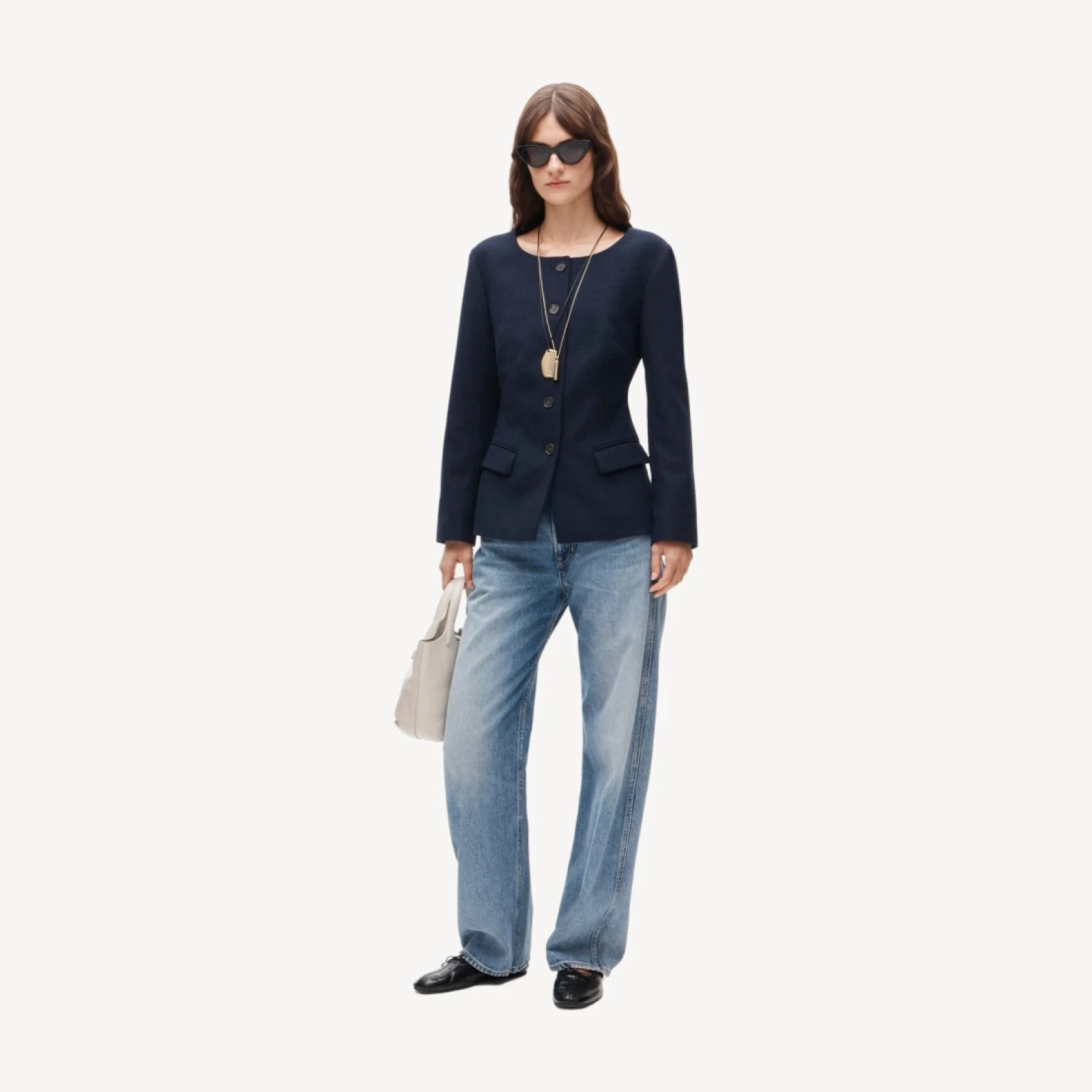 Lady jacket in wool blend