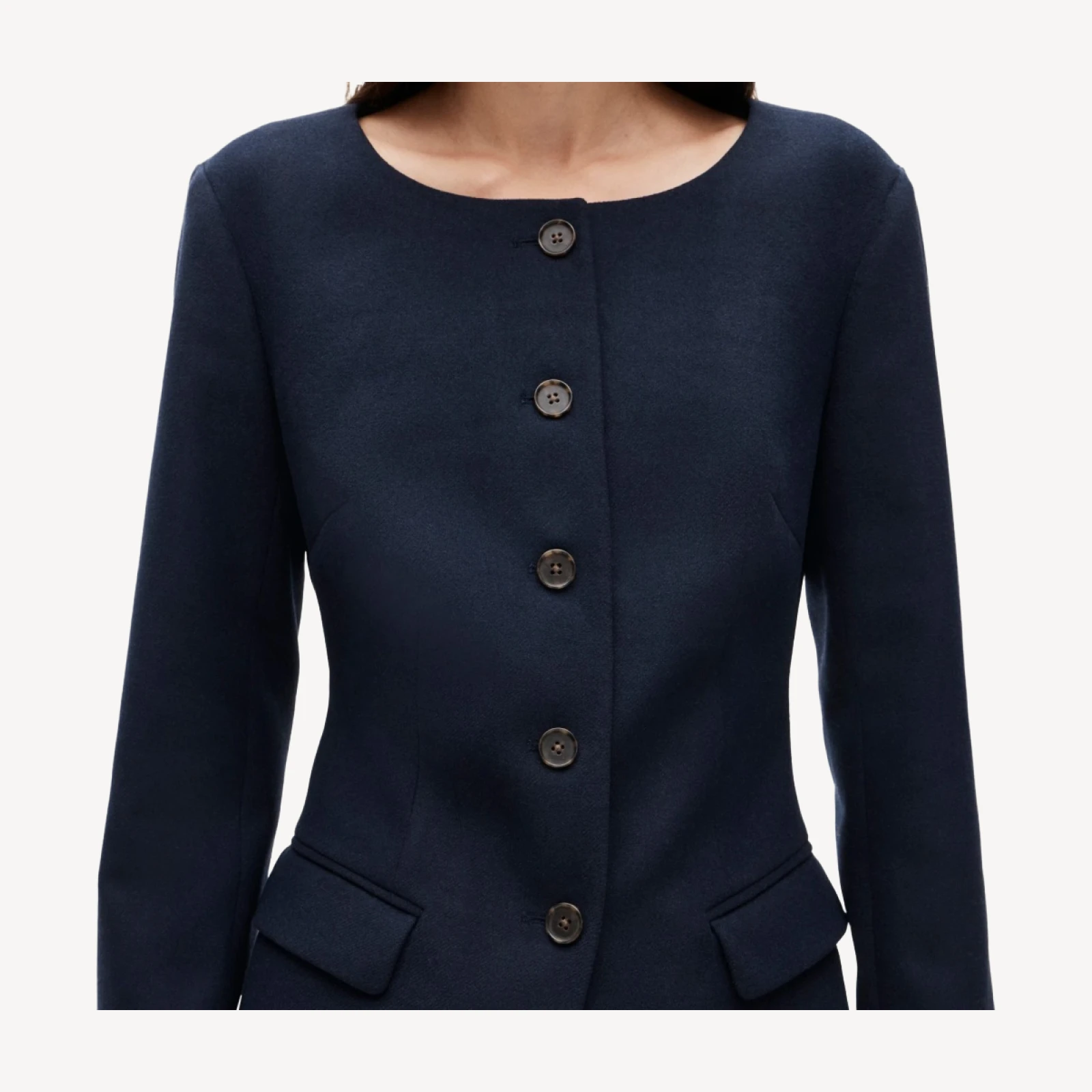 Lady jacket in wool blend