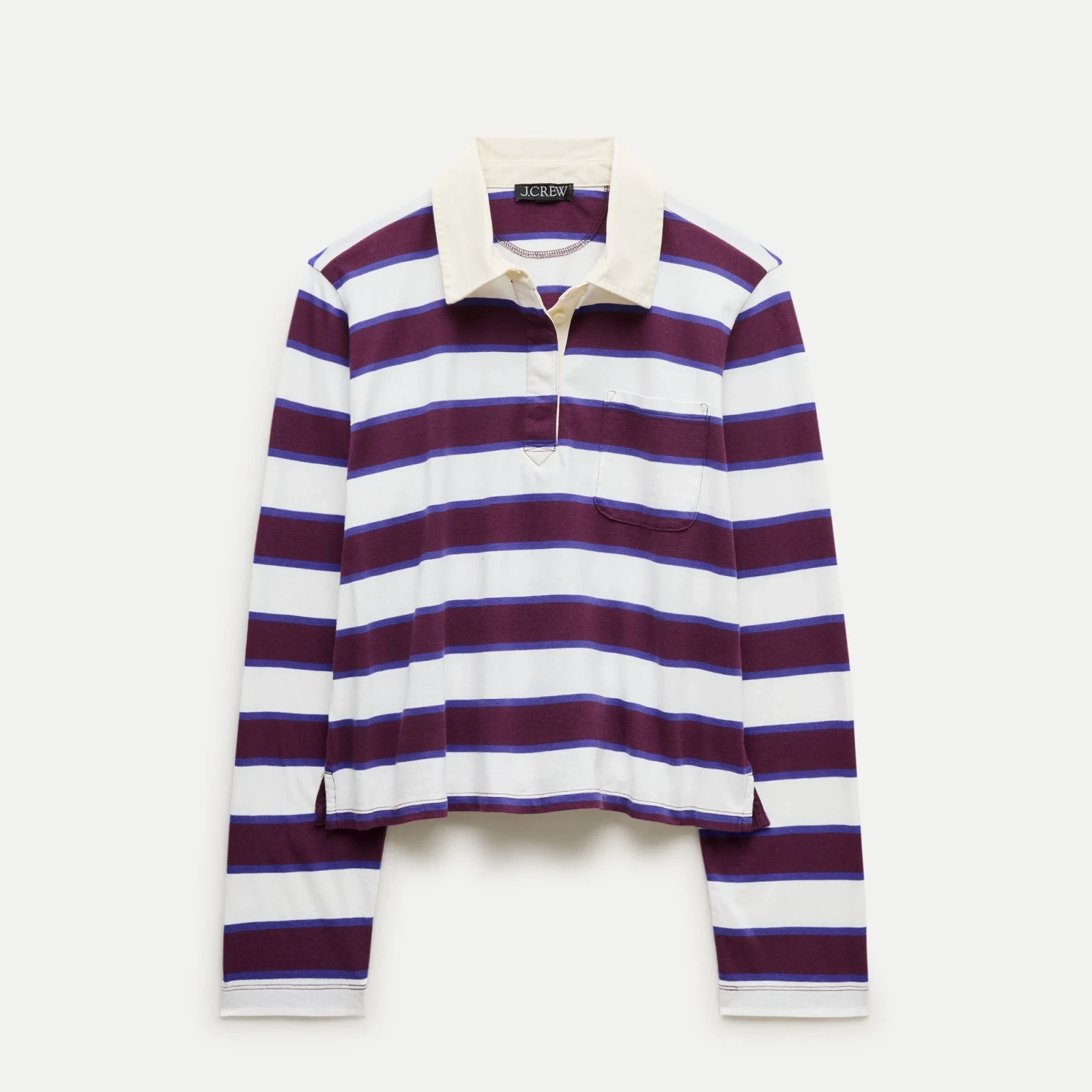 Boyfriend jersey rugby shirt in stripe