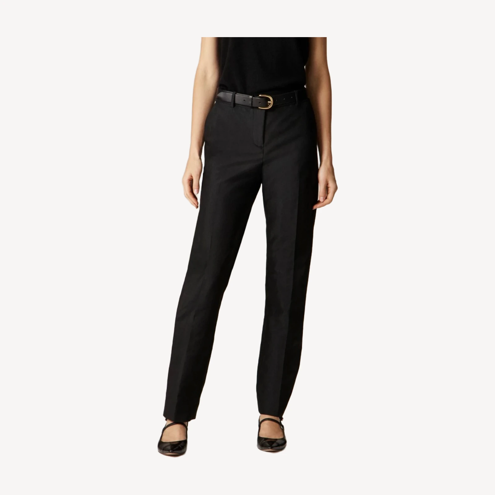 Slim-fit trouser in sateen