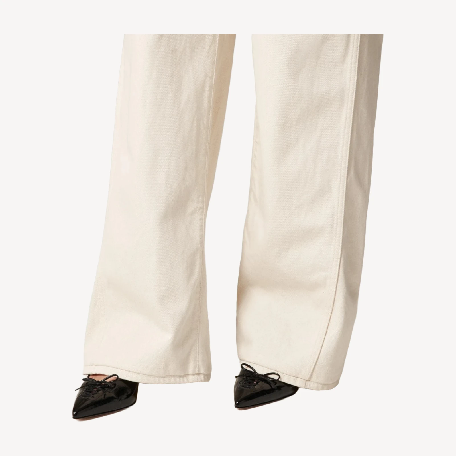 Utility low-rise wide-leg jean