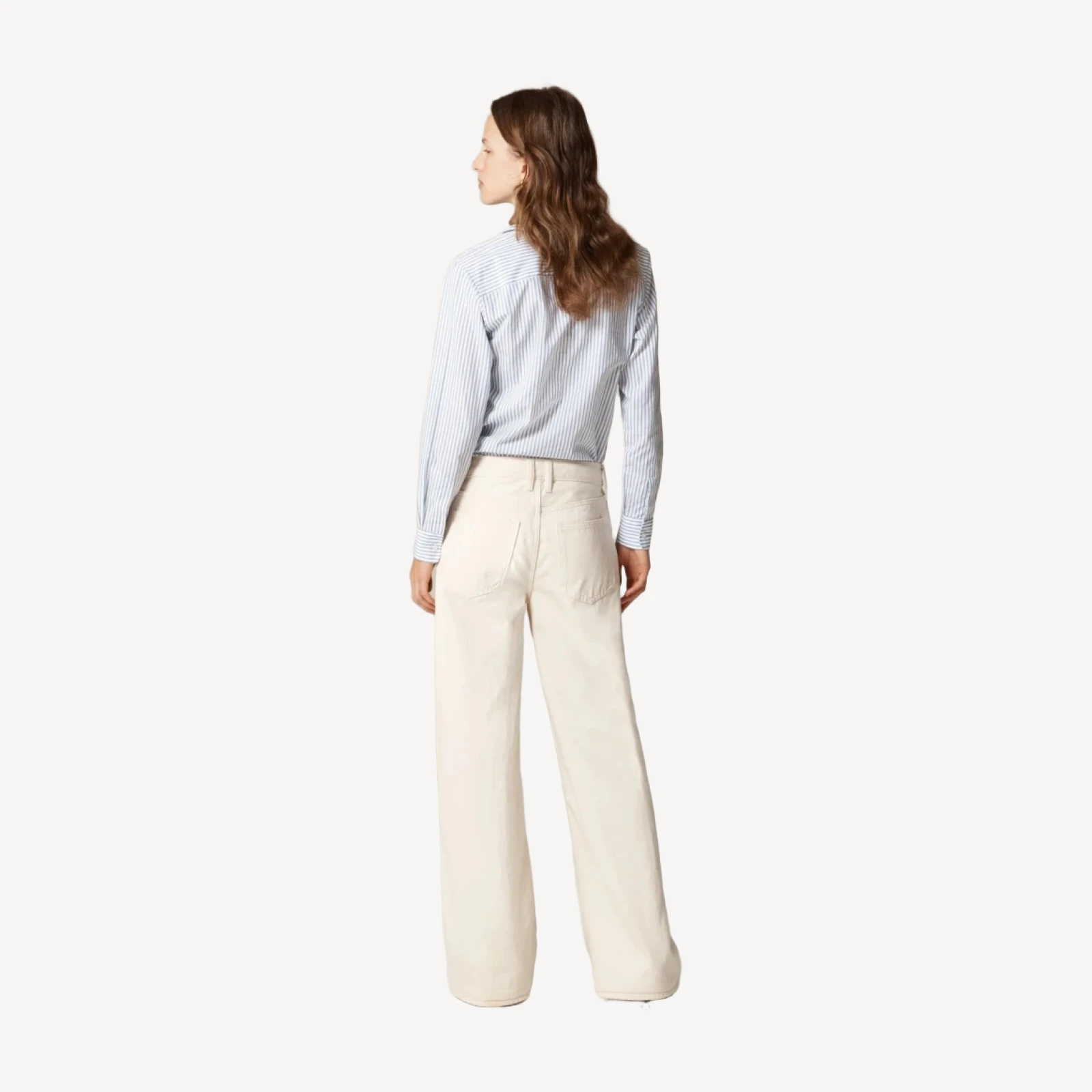 Utility low-rise wide-leg jean
