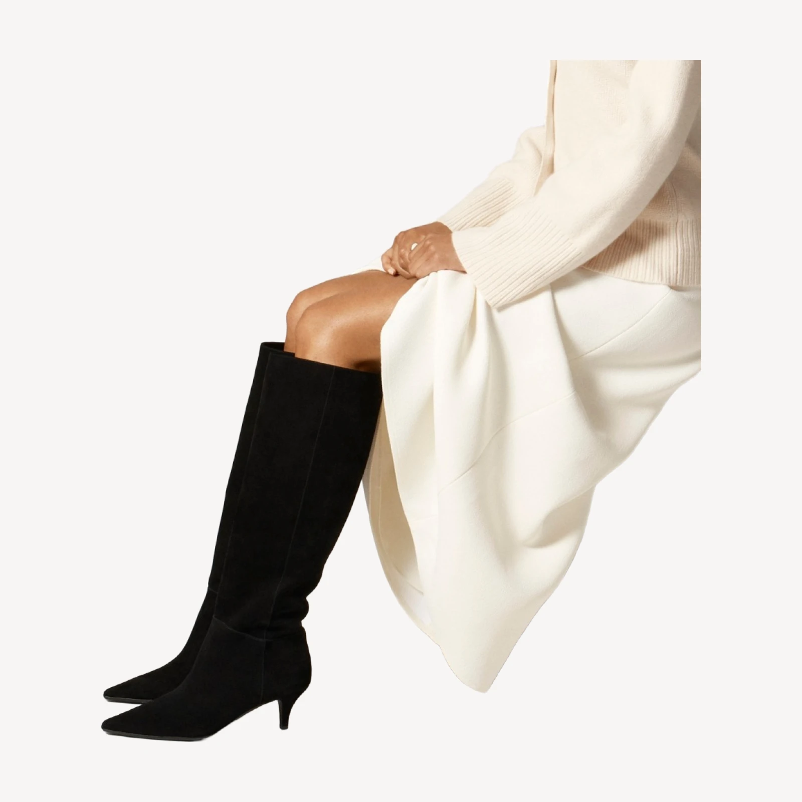 New Stevie knee-high boots in suede