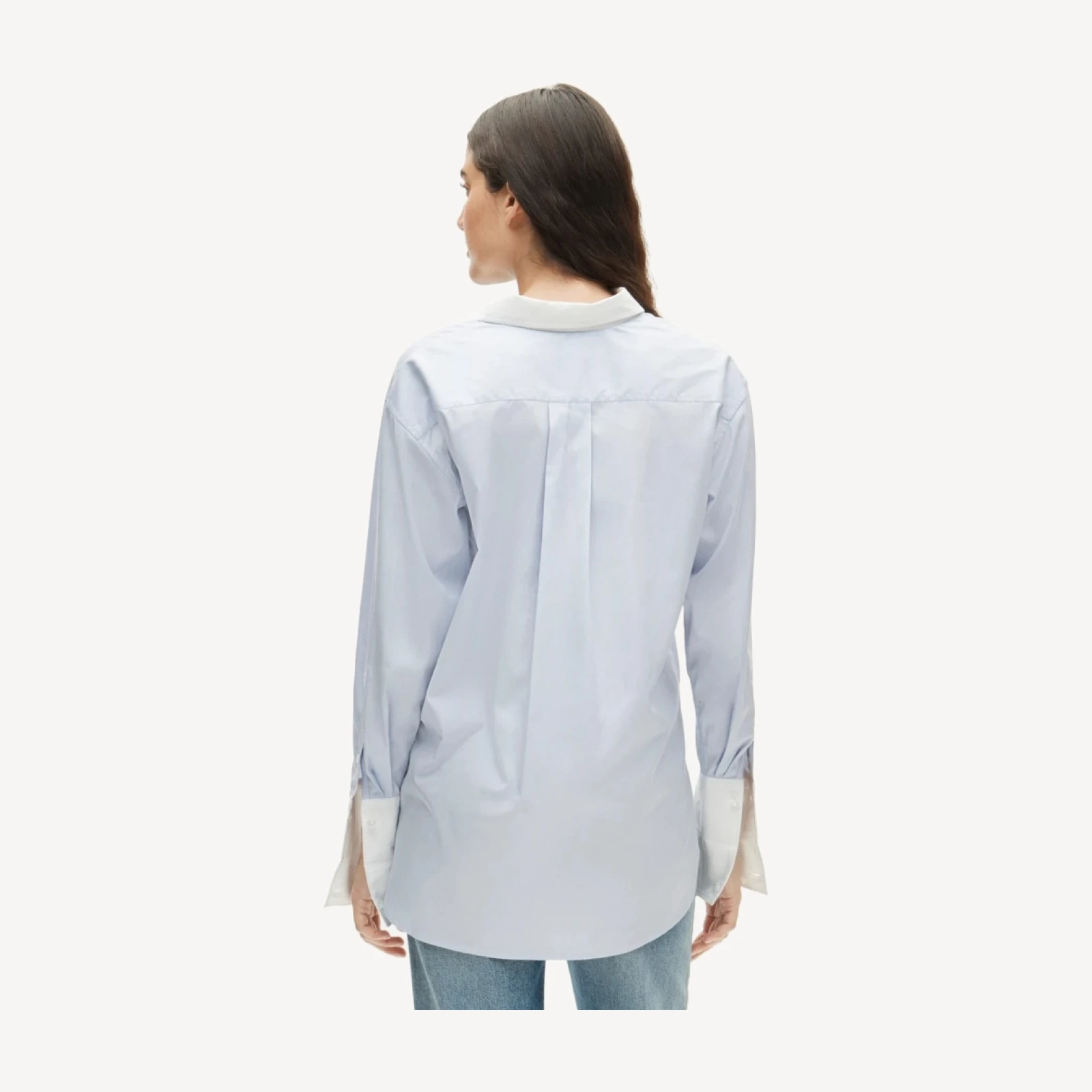 Esme relaxed-fit button-up shirt in Greenwich poplin