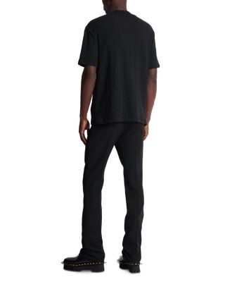 Balmain Monogram Print Logo Tee
