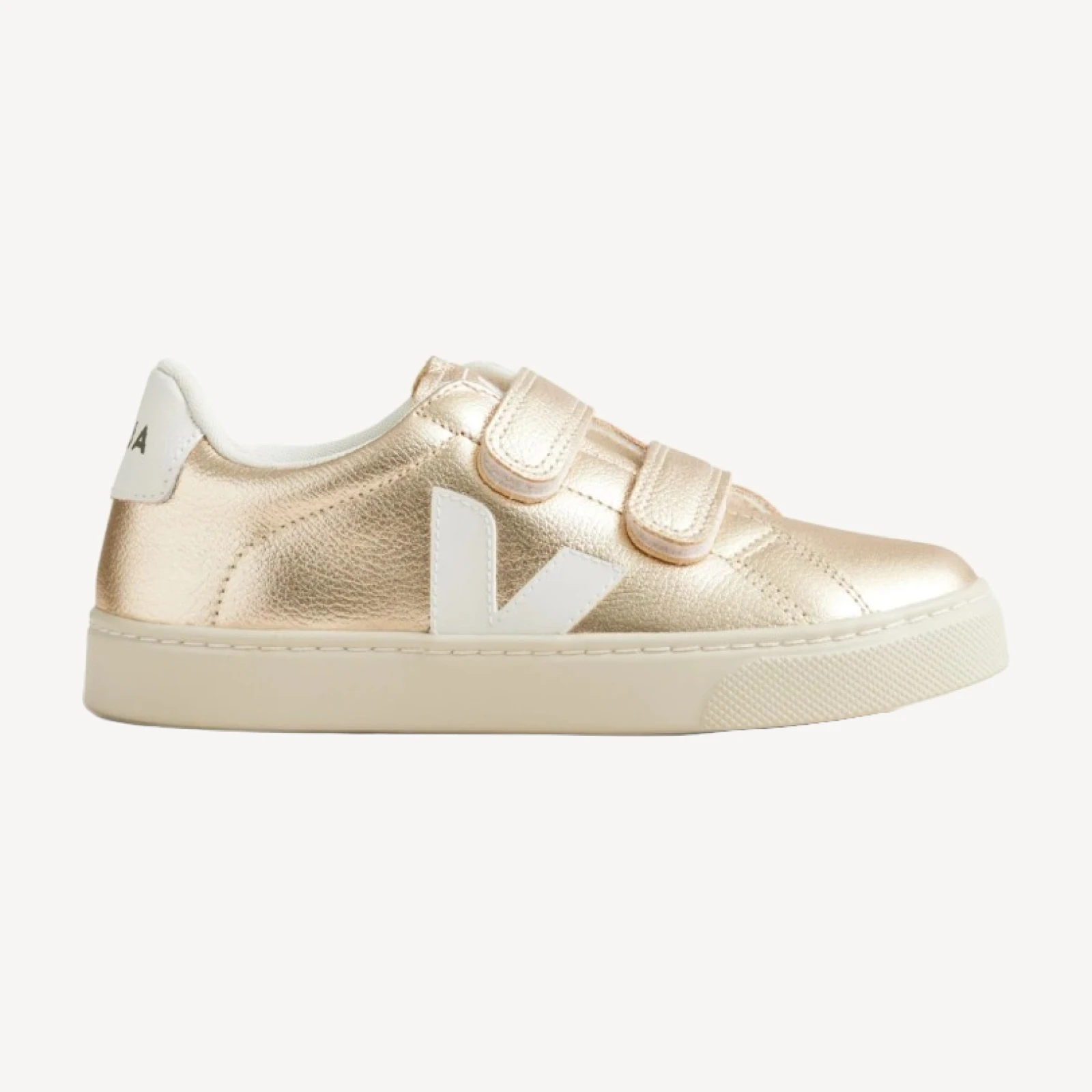 Kids' Veja™ Esplar metallic leather sneakers