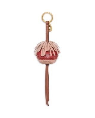 Gerard Darel Pom Pom Leather Bag Charm
