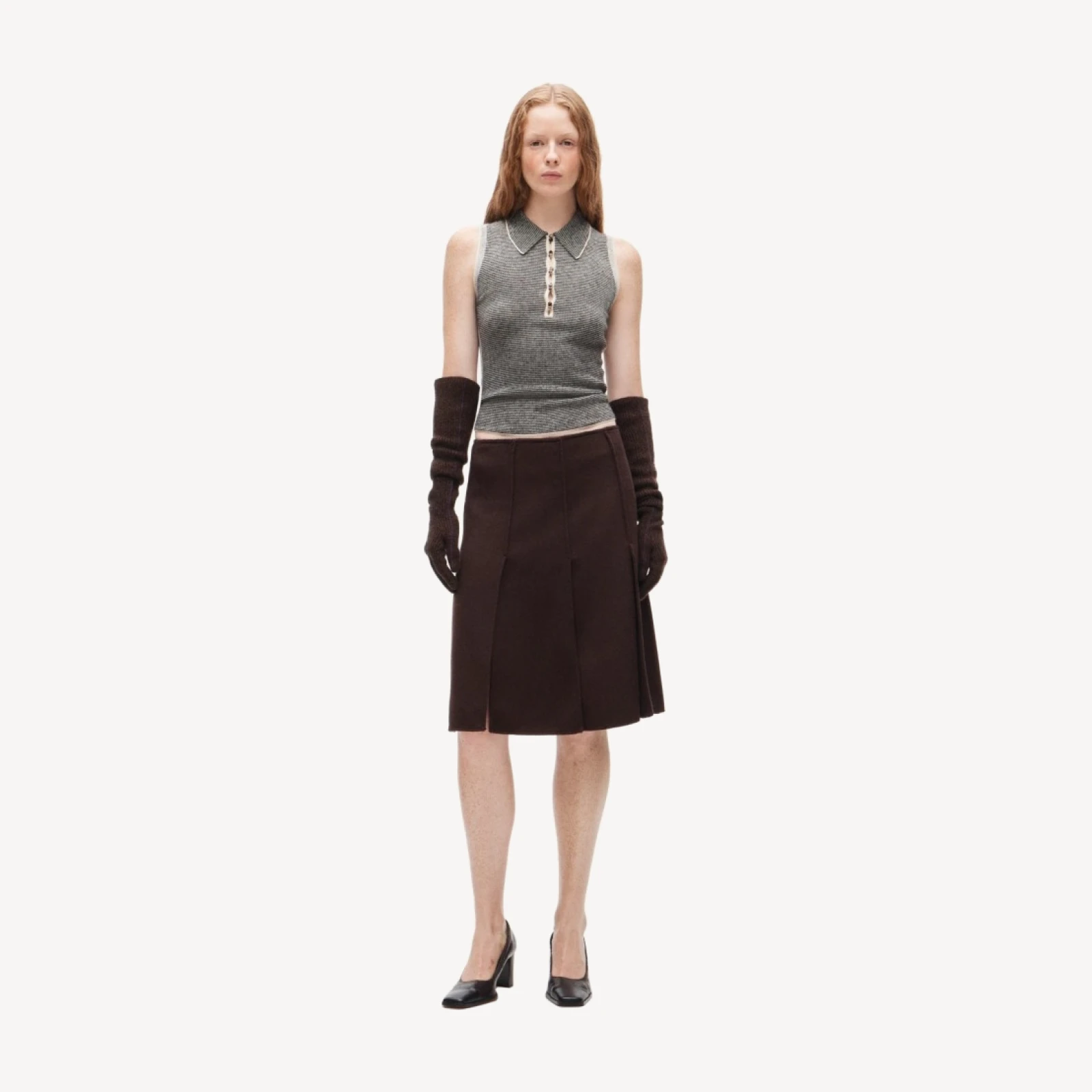 Eckhaus Latta x J.Crew cashmere opera gloves