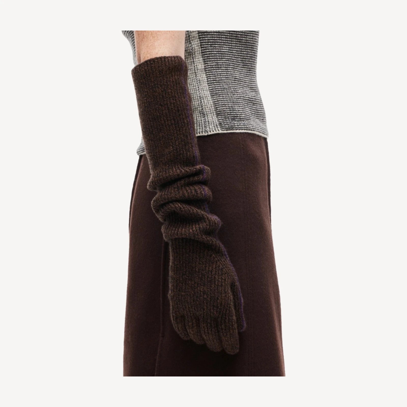 Eckhaus Latta x J.Crew cashmere opera gloves