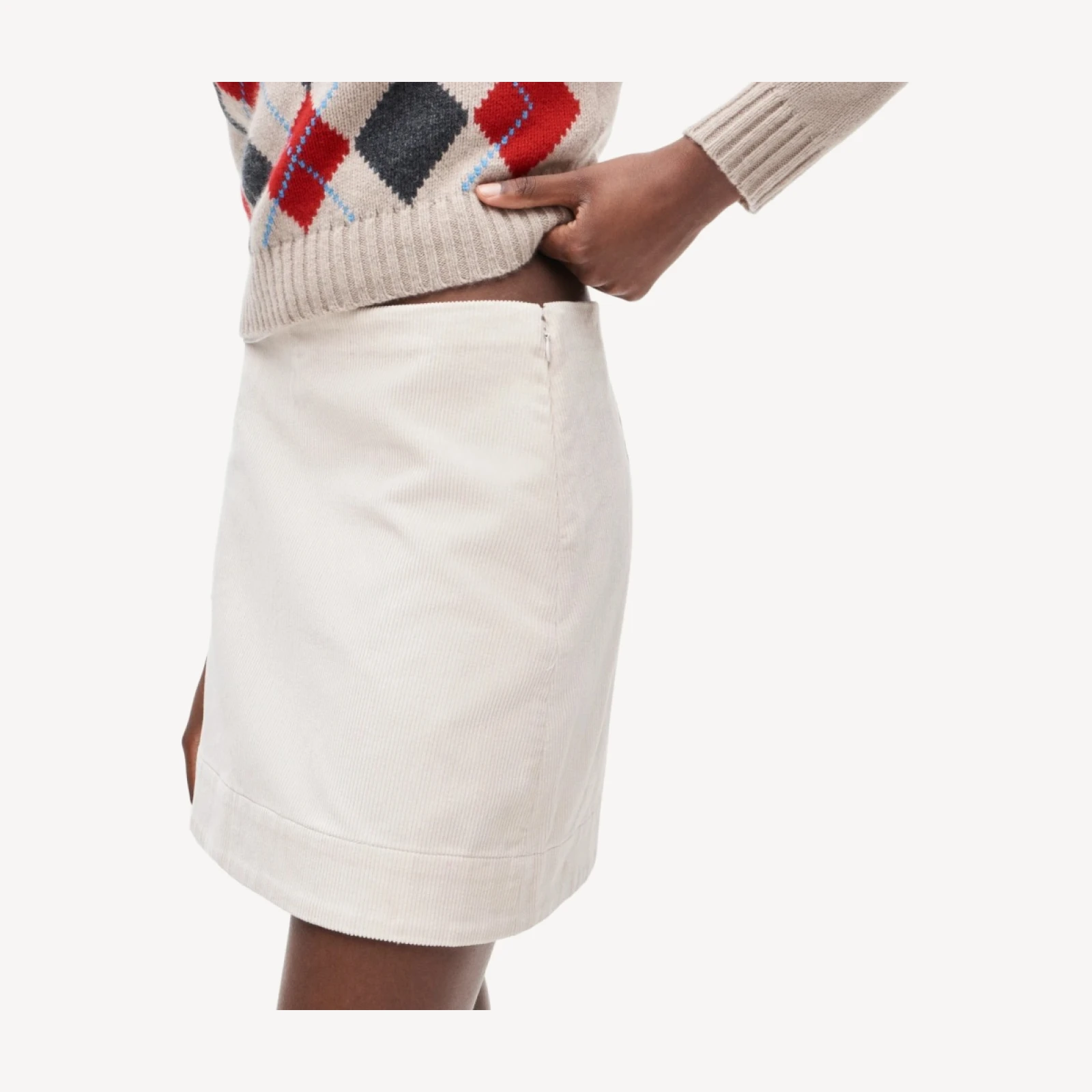 Fairfax mini skirt in corduroy