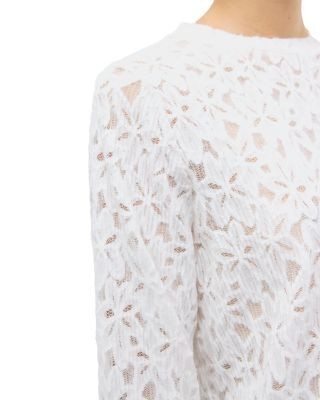 Gerard Darel Baby Textured Burnout Pattern Top