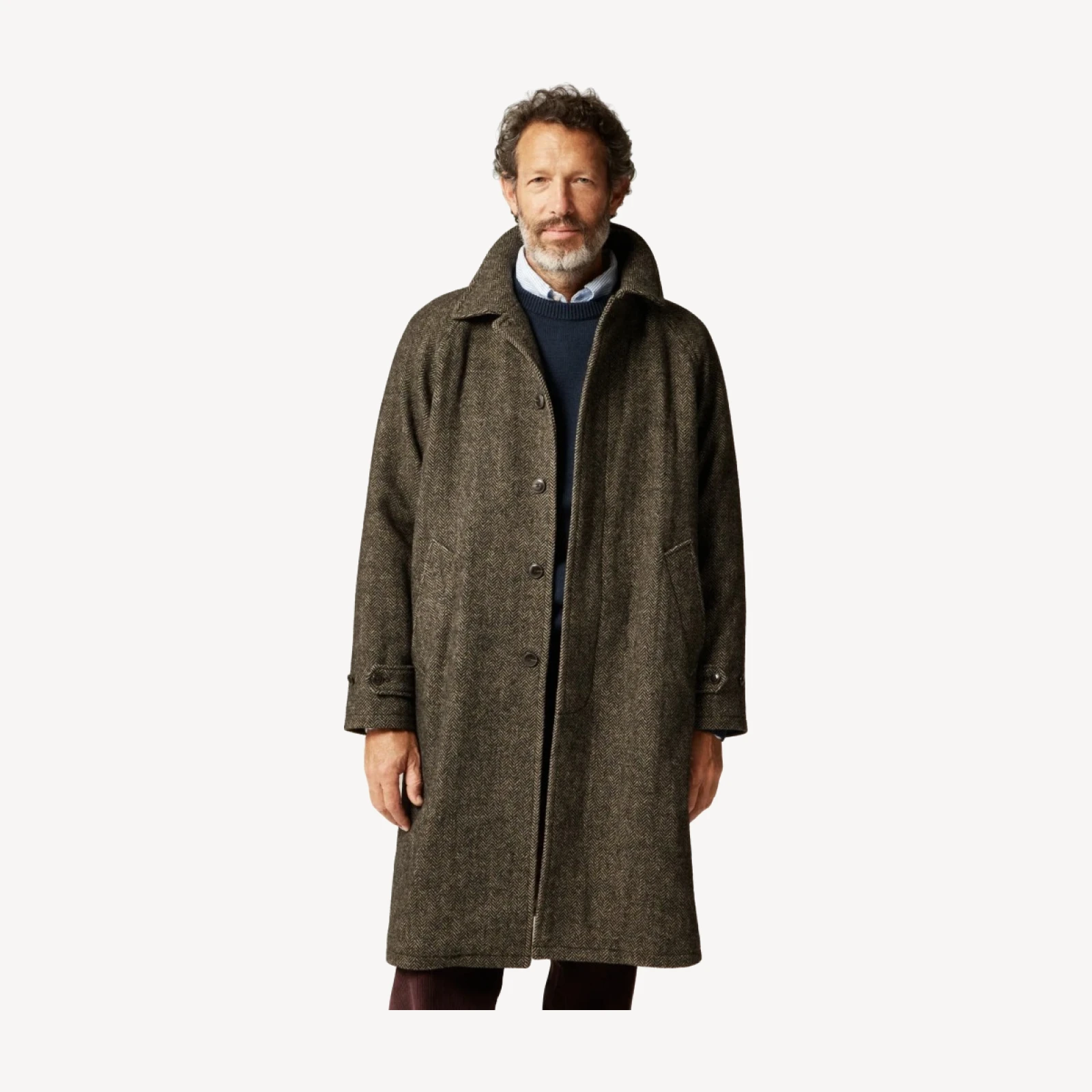 Rivington car coat in wool