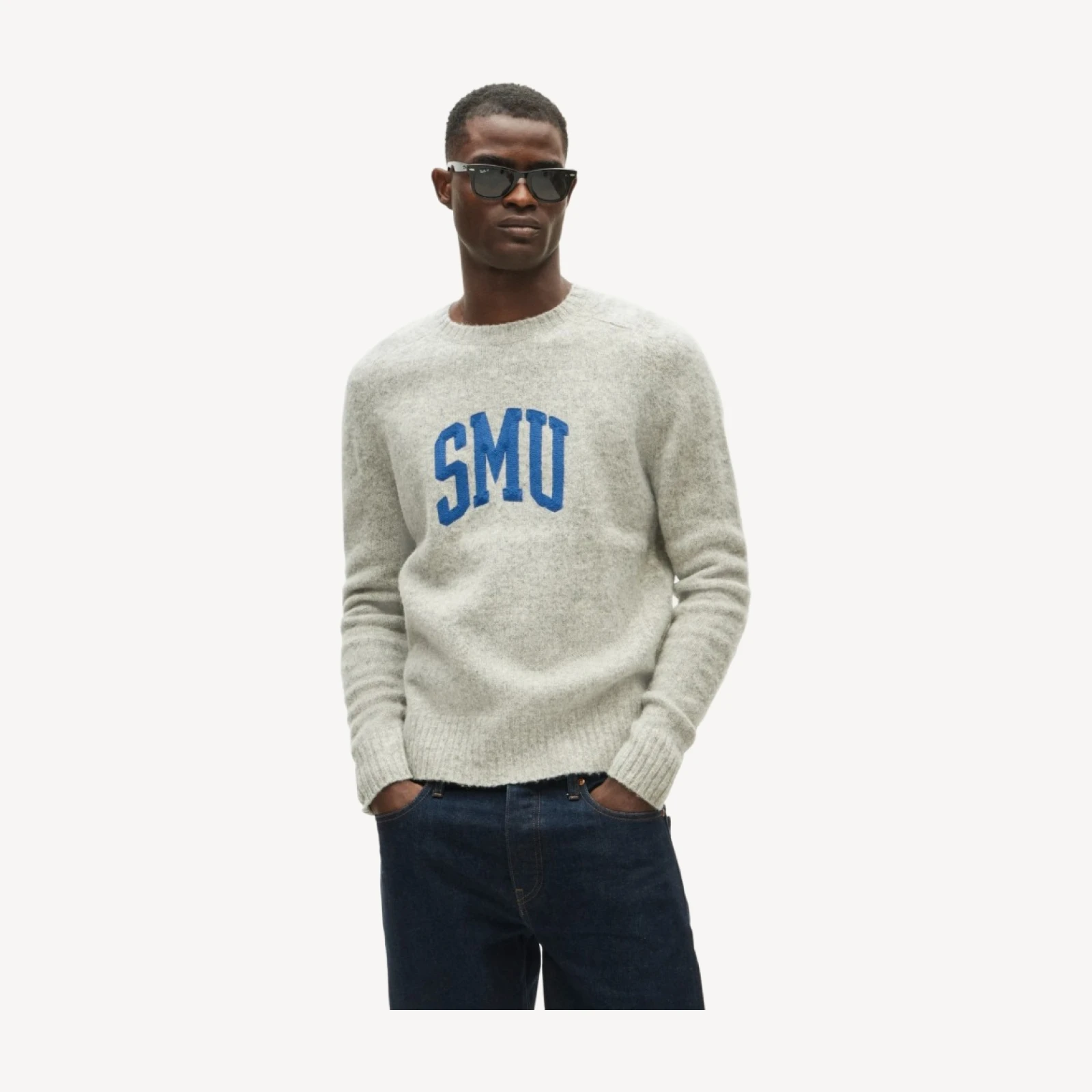 '47 x J.Crew brushed wool SMU sweater