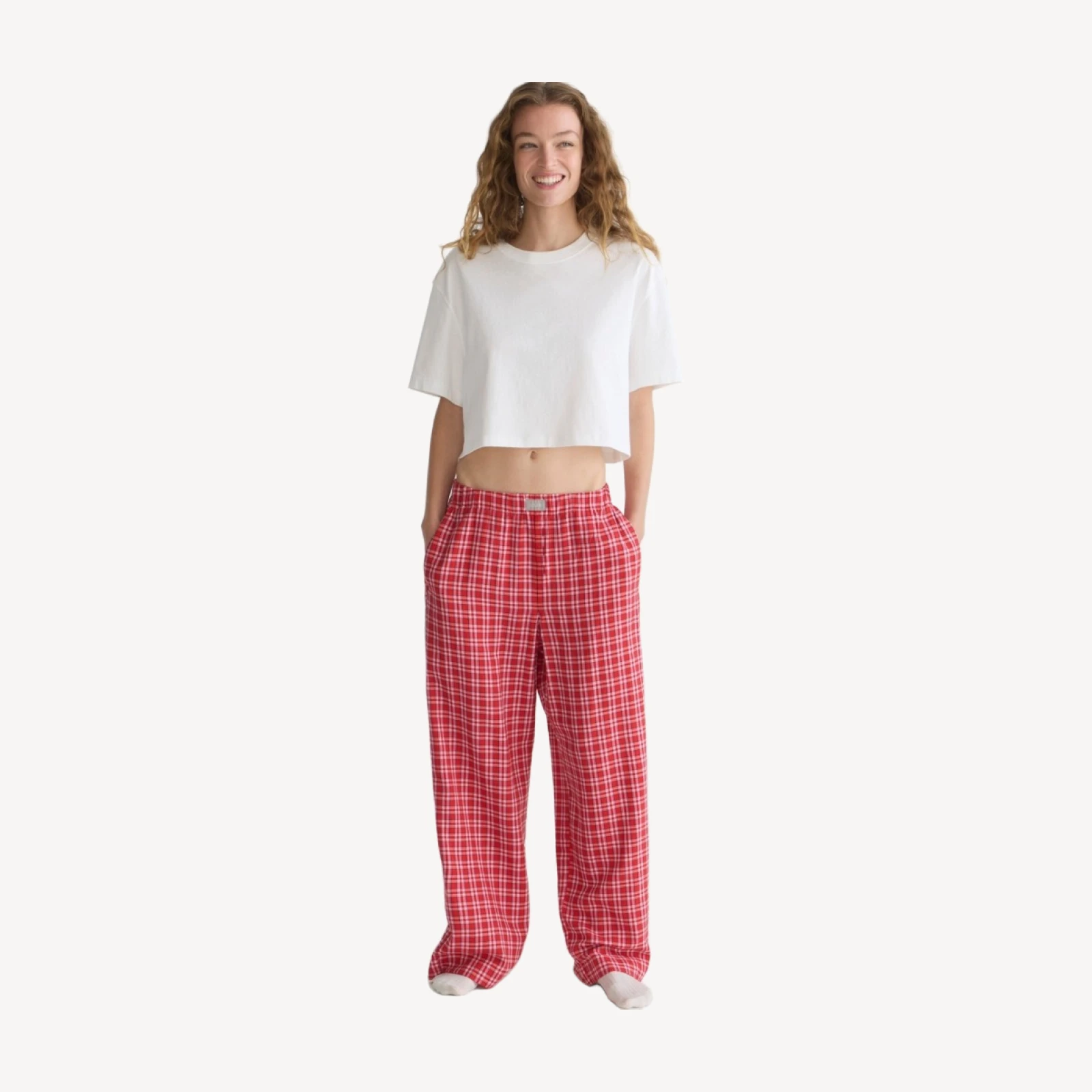 Flannel pajama pant in tartan