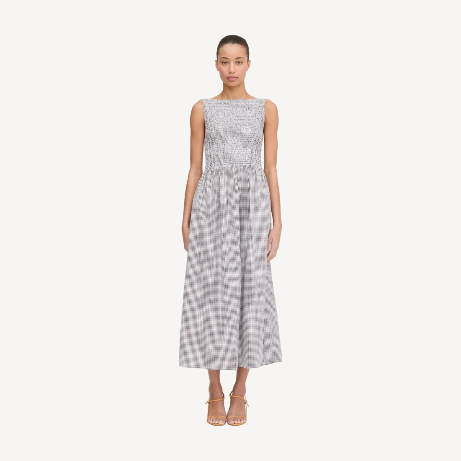 The Cosima Nap Dress - Chocolate Gingham