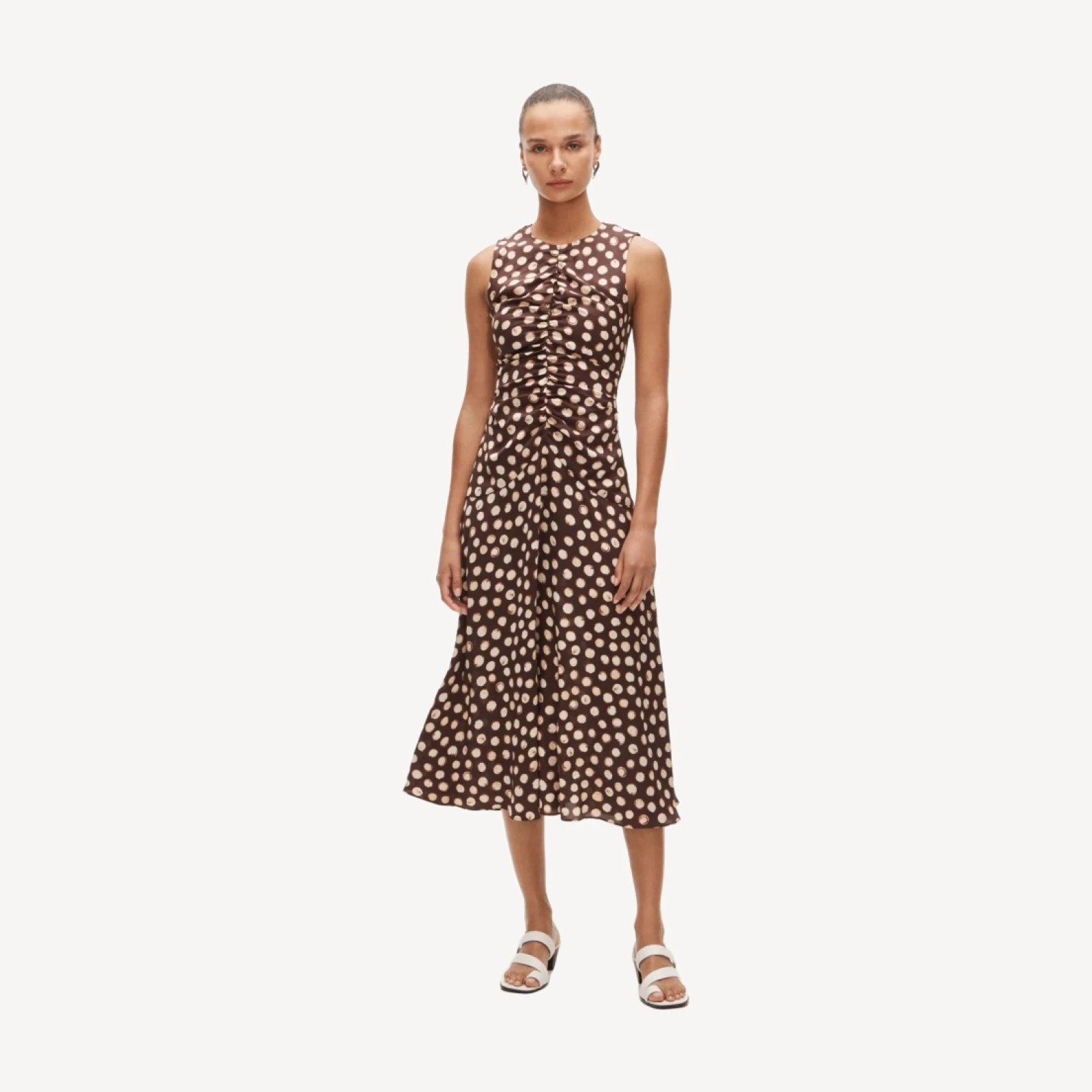 Veranda dress in dot print