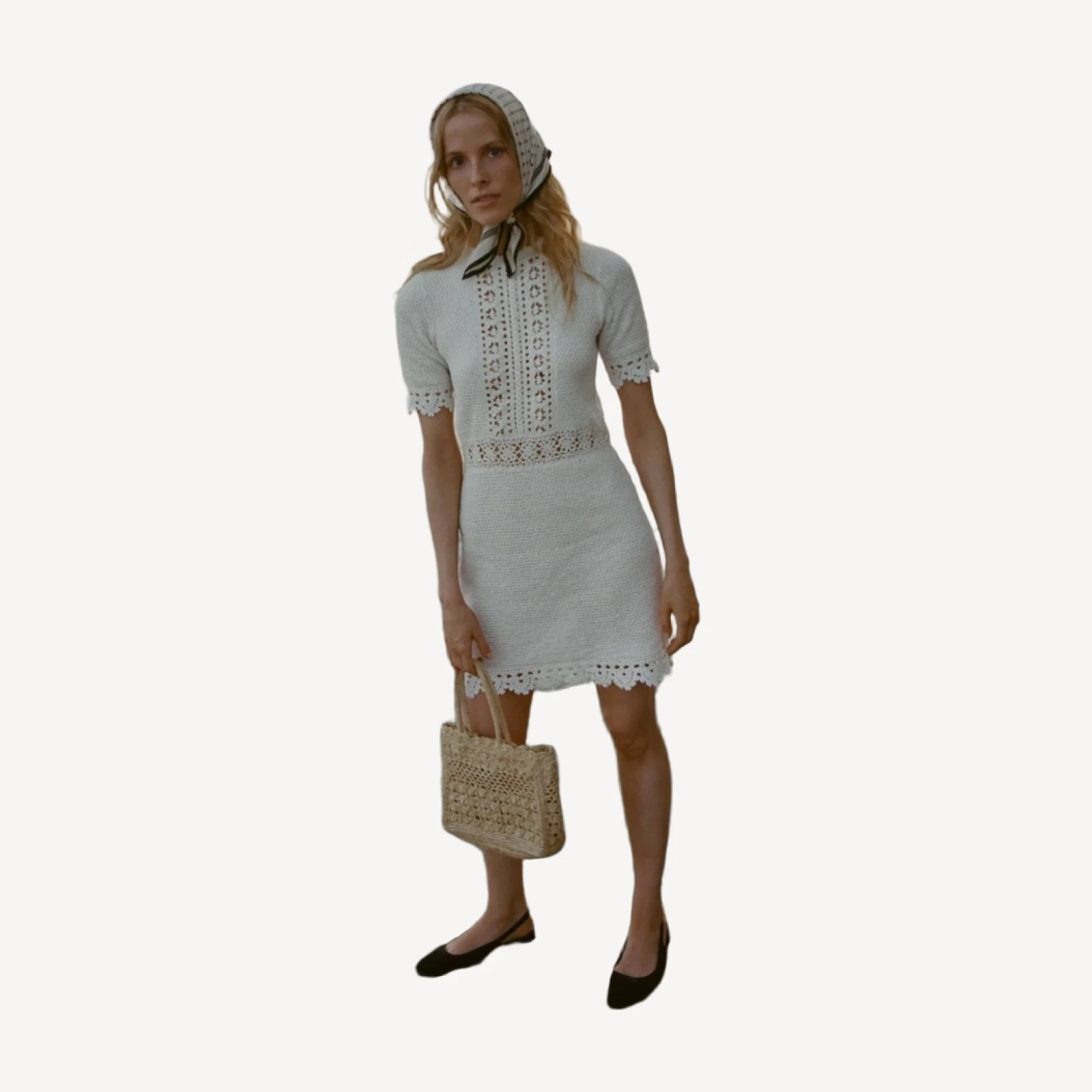 BATHILDE DRESS -- PEARL
