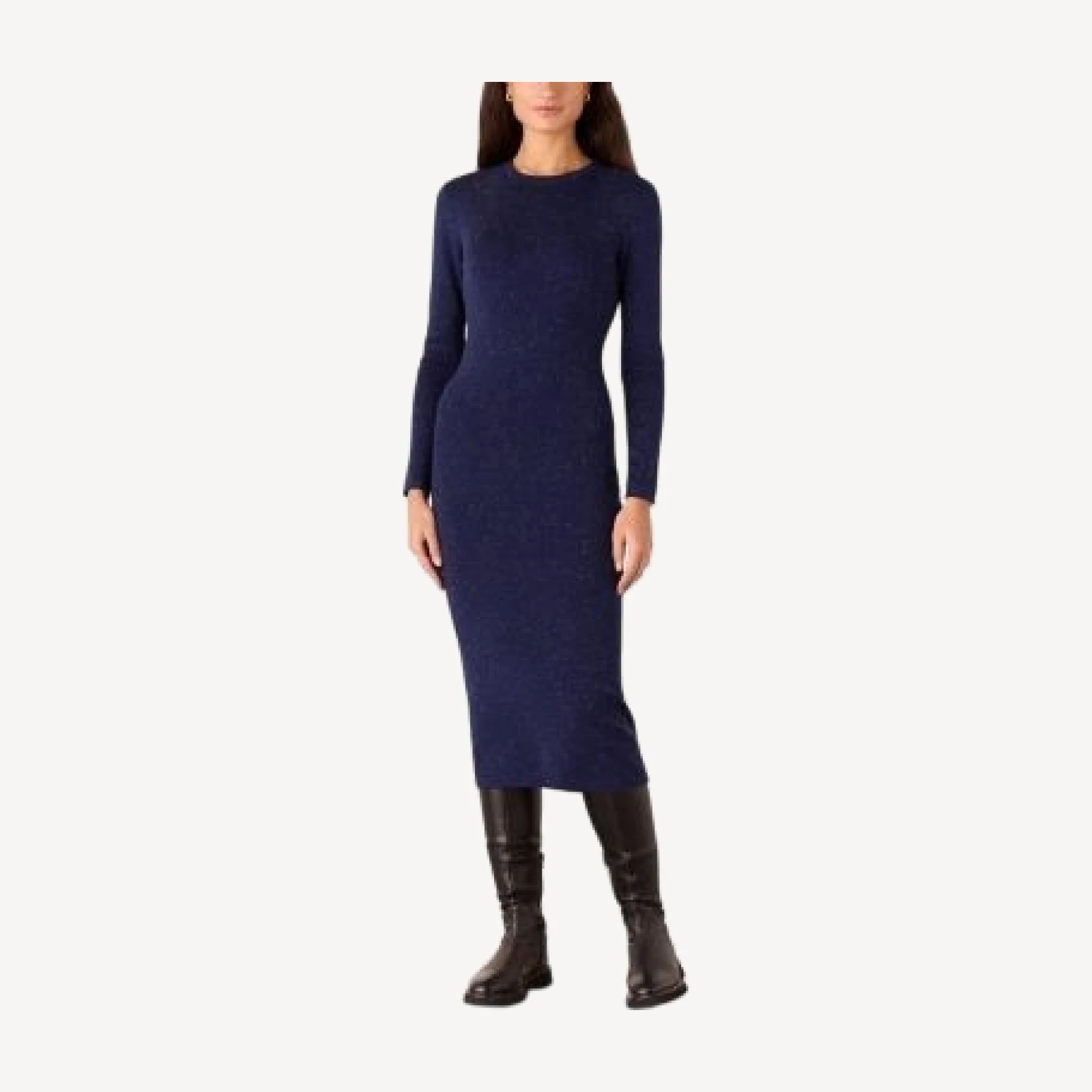 Whistles Annie Sparkle Knit Dress