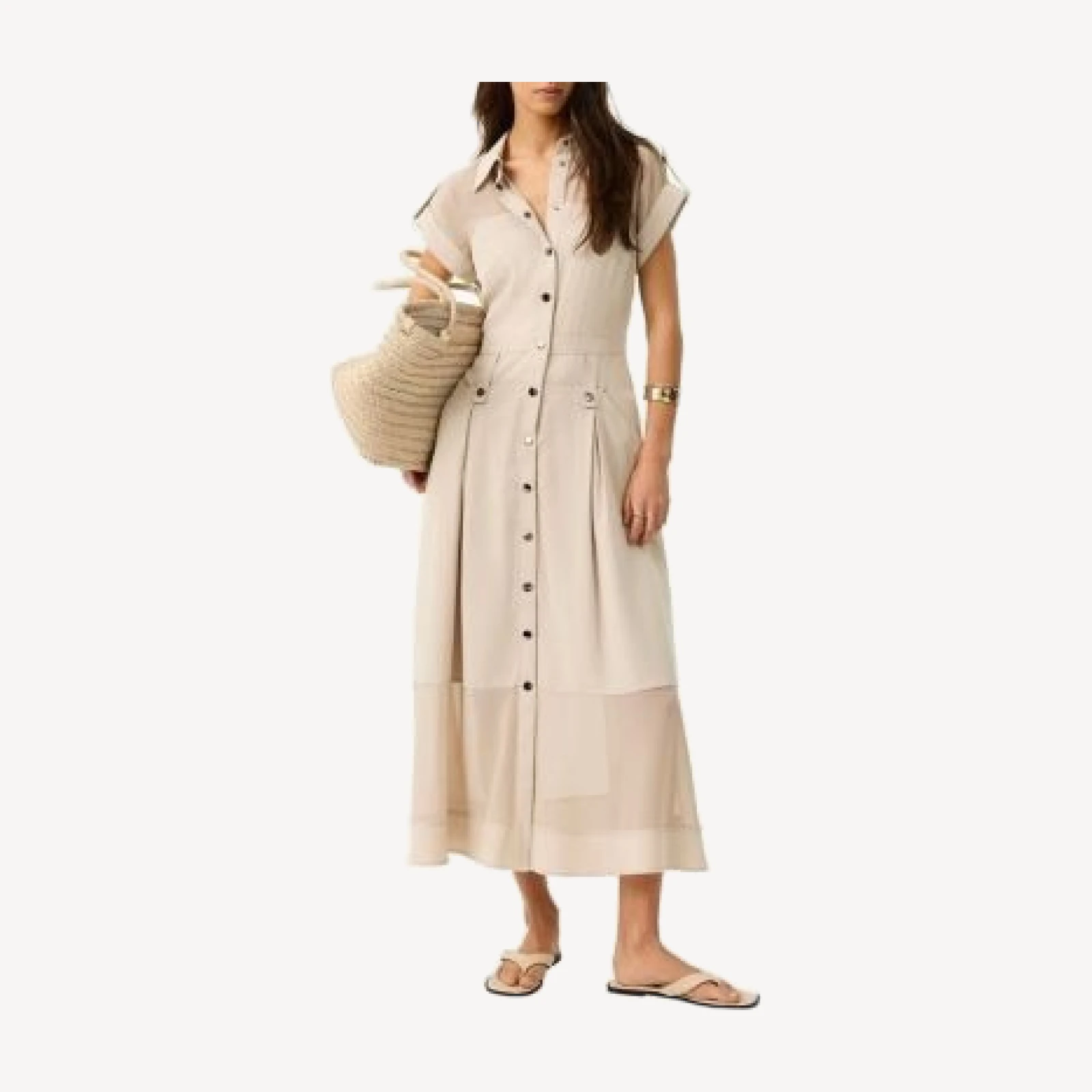 Mint Velvet Women's Utility Midi Dress