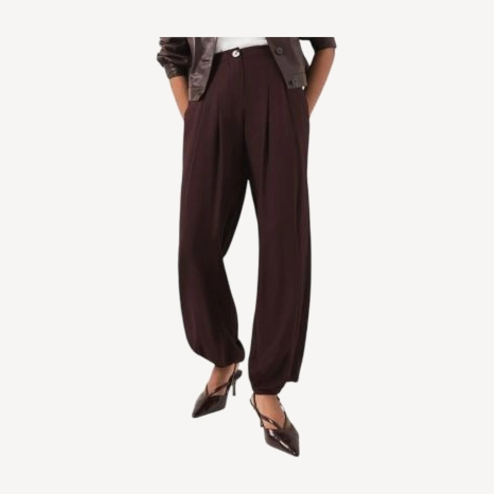 Mint Velvet Women's Balloon Leg Elasticated Trousers