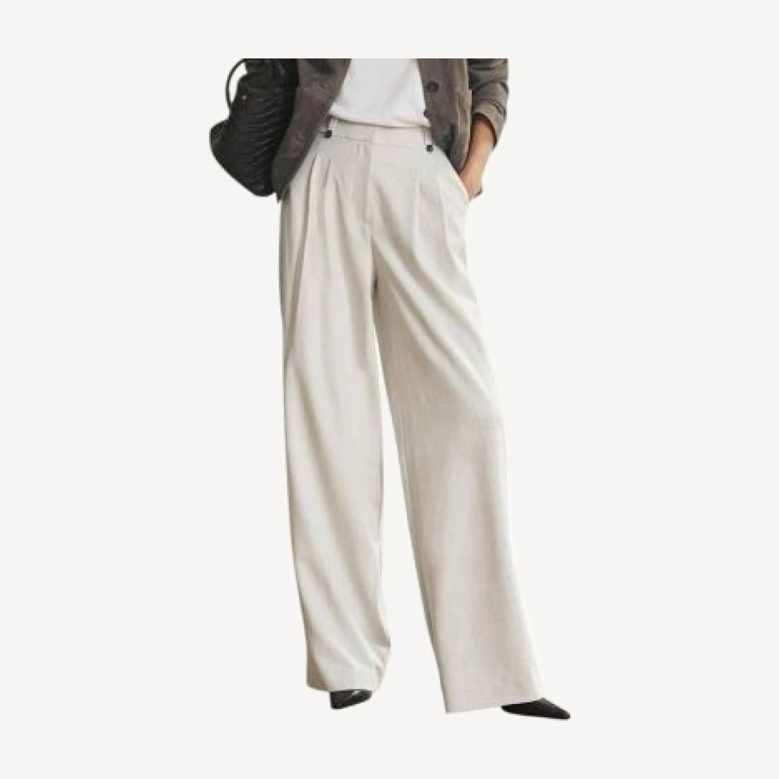 Mint Velvet Women's Tailored Wide Trousers