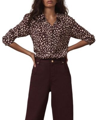 Mint Velvet Women's Animal Print Shirt