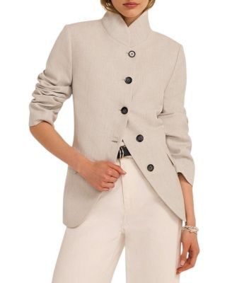 Mint Velvet Women's High Neck Blazer
