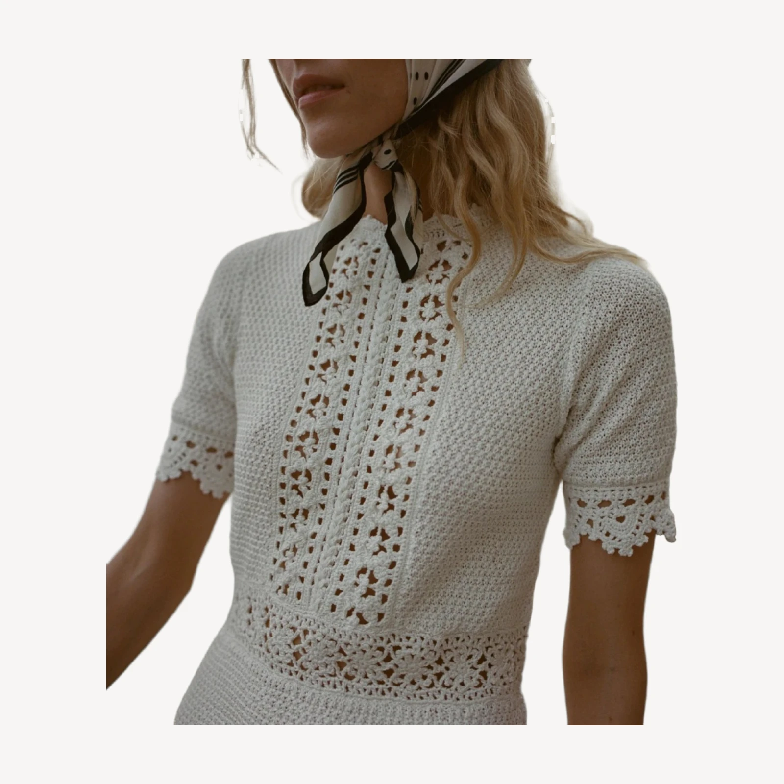 BATHILDE DRESS -- PEARL