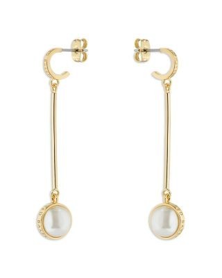 Ted Baker Imitation Pearl Linear Drop Earrings