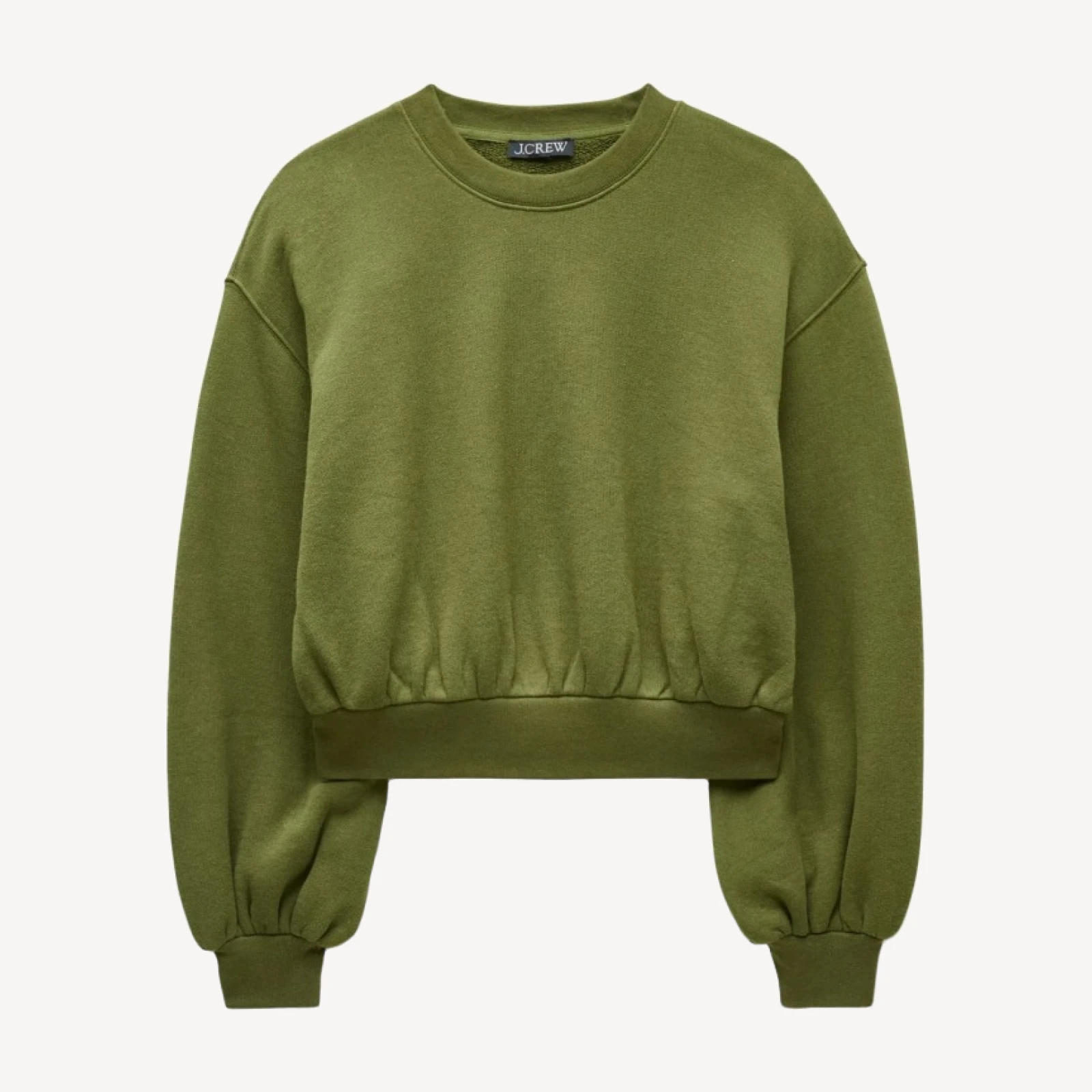 Heritage terry blouson-sleeve sweatshirt