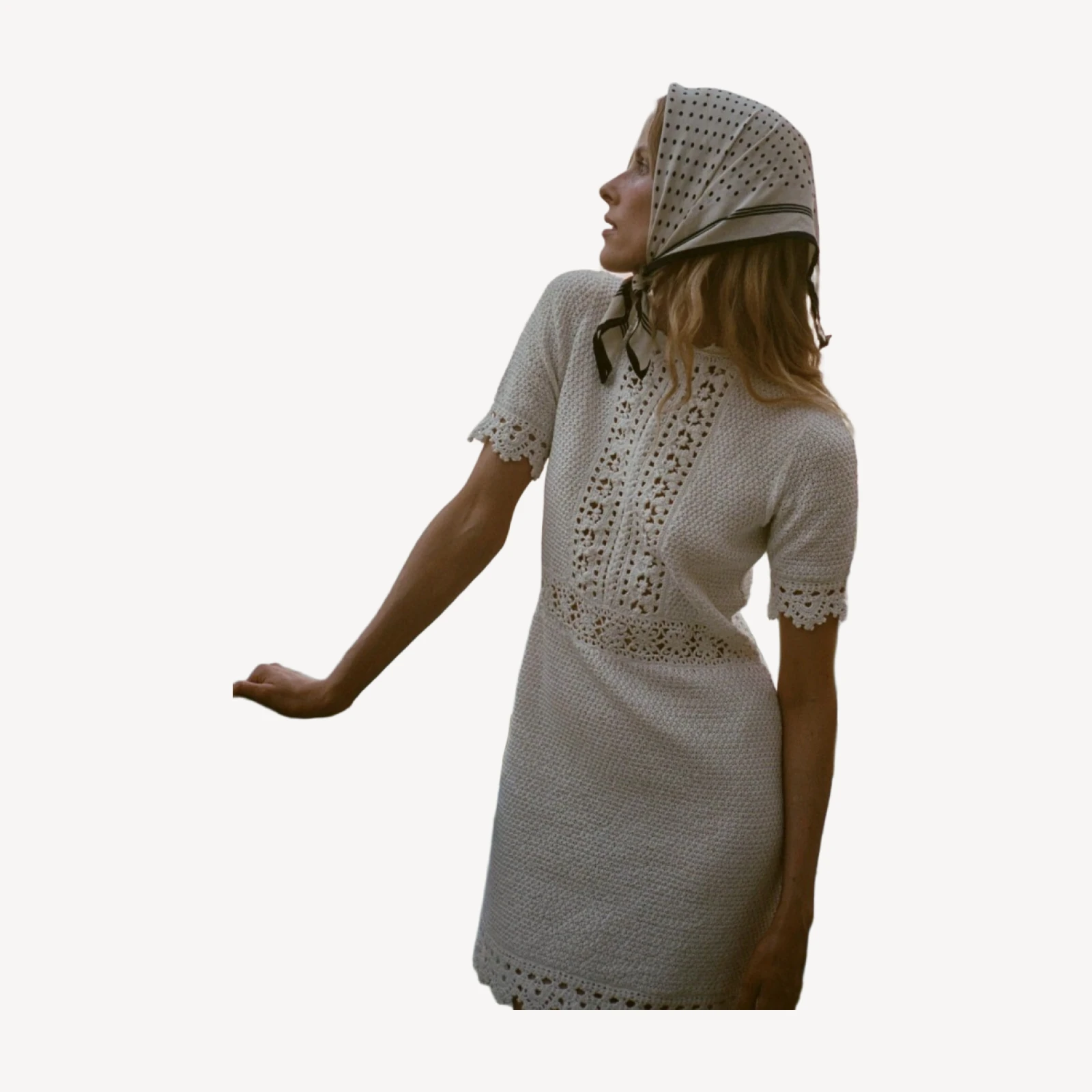 BATHILDE DRESS -- PEARL