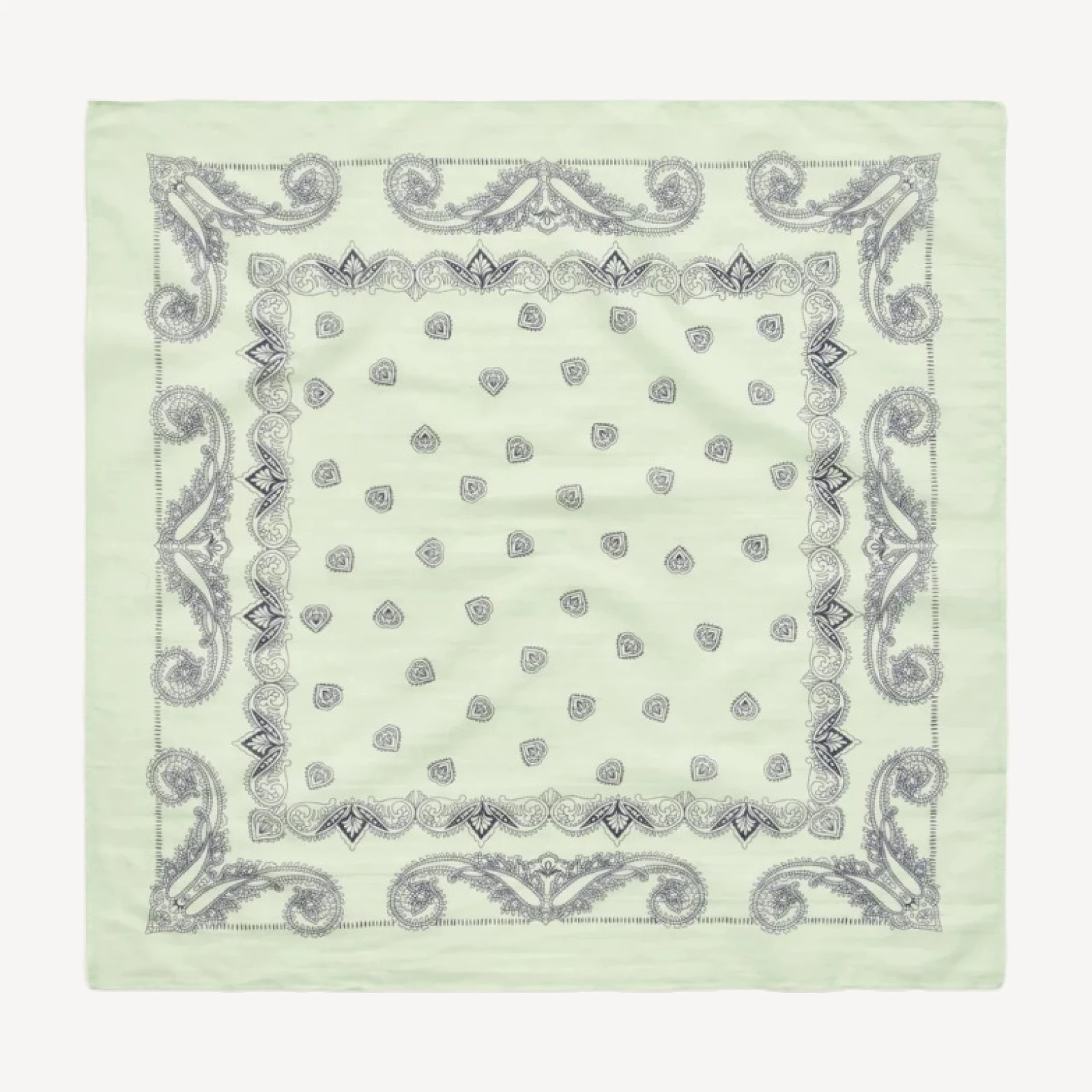 Printed lightweight cotton scarf
