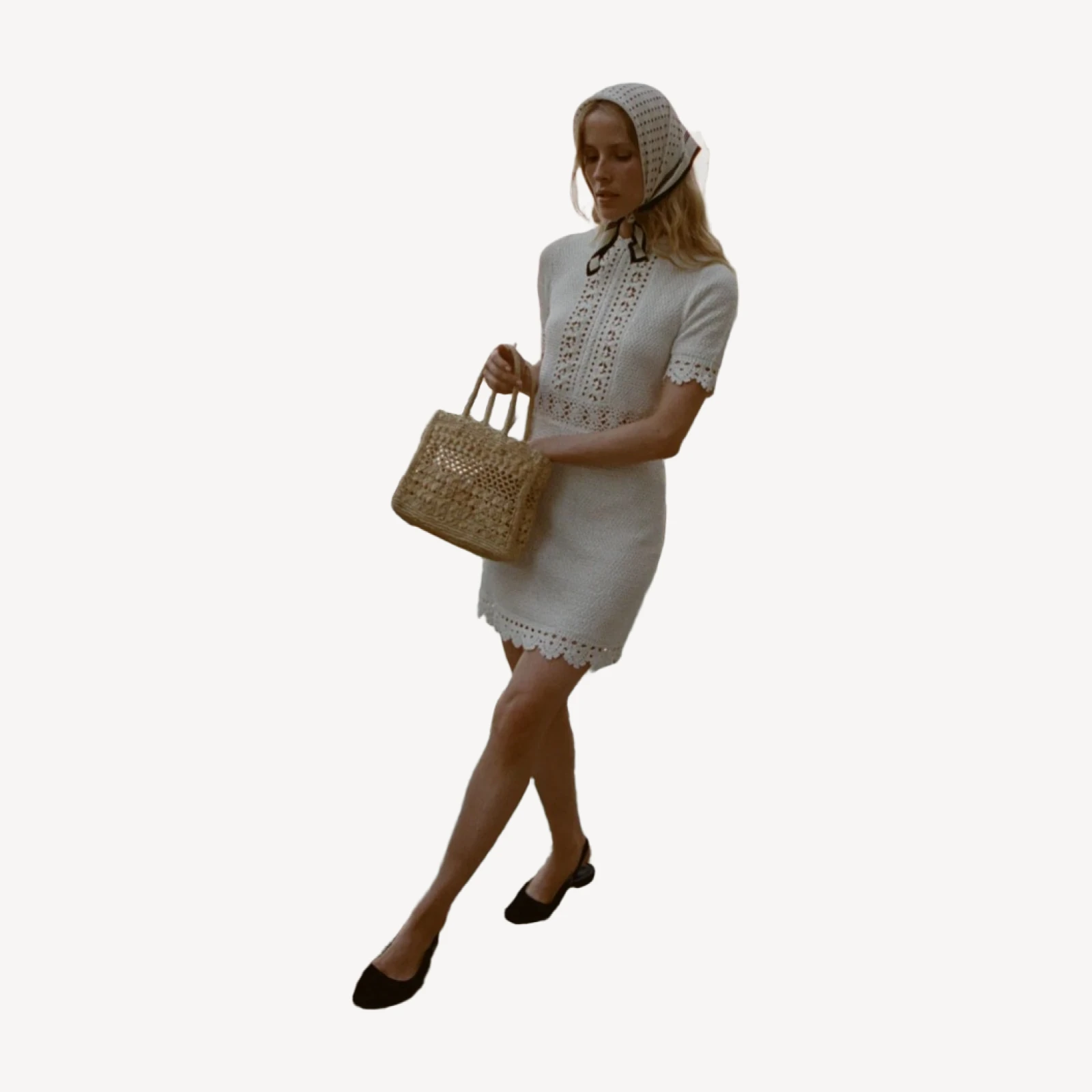 BATHILDE DRESS -- PEARL