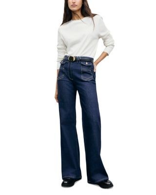 Gerard Darel Bara Cotton Long Sleeve T Shirt