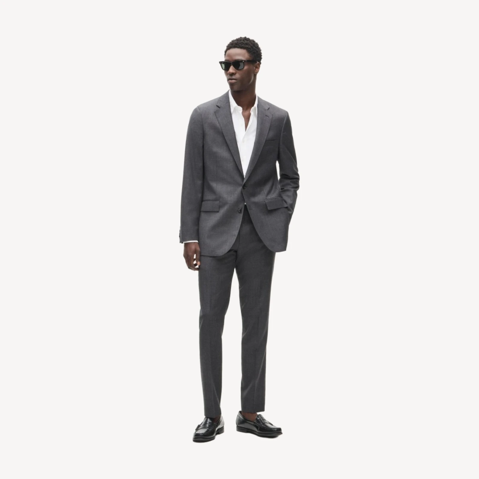 Ludlow Slim-fit suit jacket in Italian worsted wool