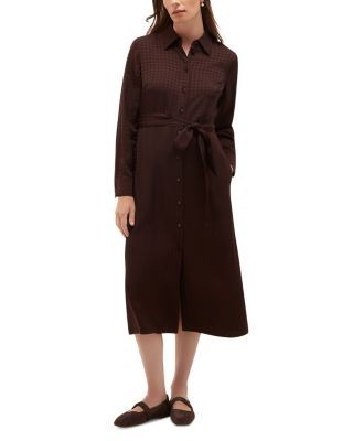 Hobbs London Georgianna Belted Shirt Dress