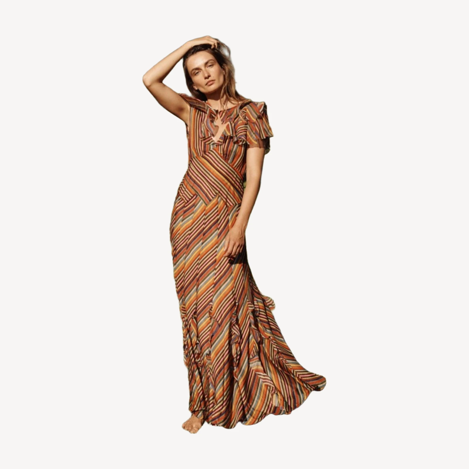 ORPHELIA DRESS -- HEDY STRIPE