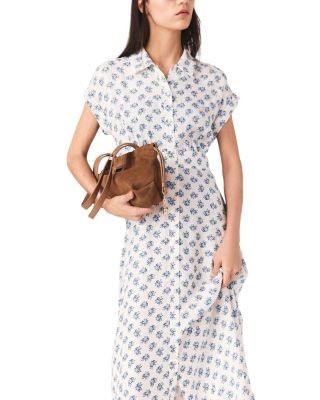 Maje Jacquard Print Maxi Dress