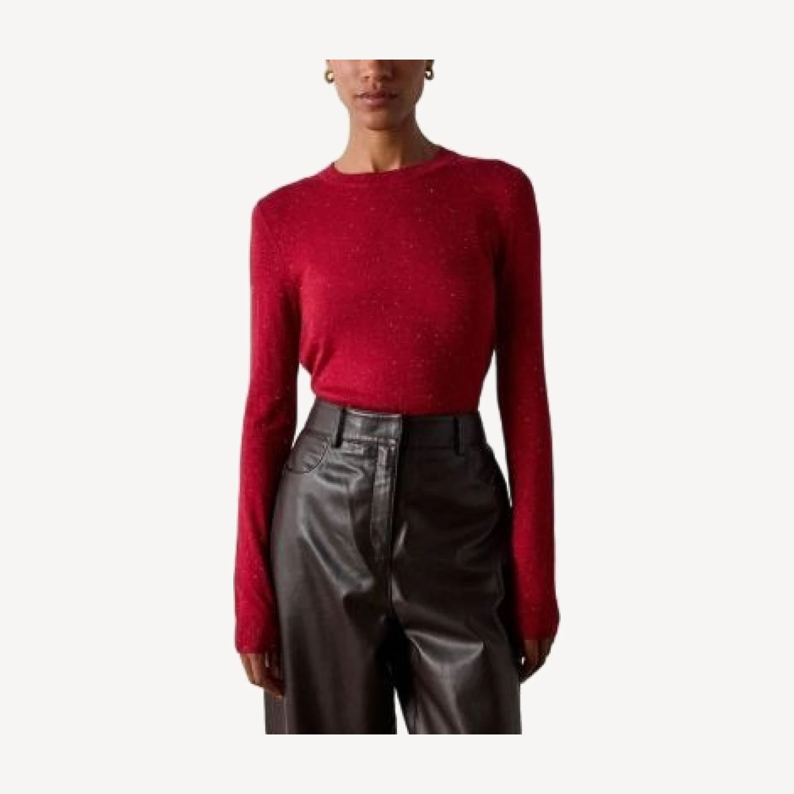 Whistles Annie Sparkle Crewneck Sweater