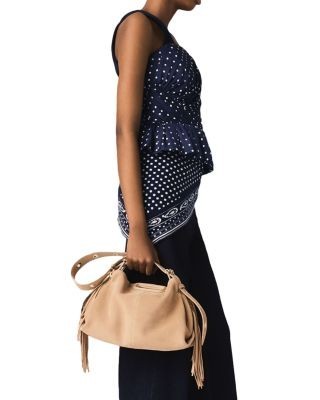 Maje Patterned Bustier Top