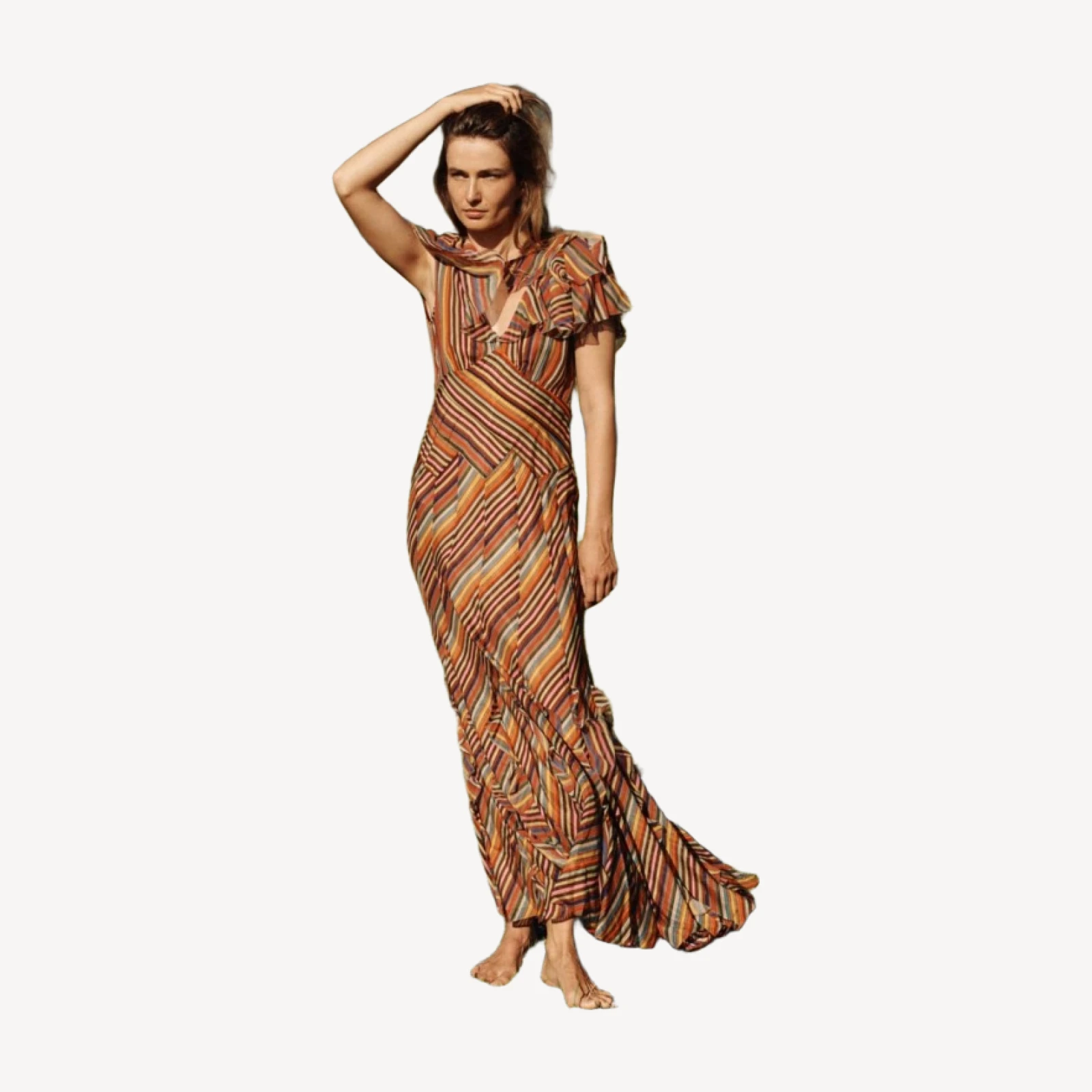 ORPHELIA DRESS -- HEDY STRIPE