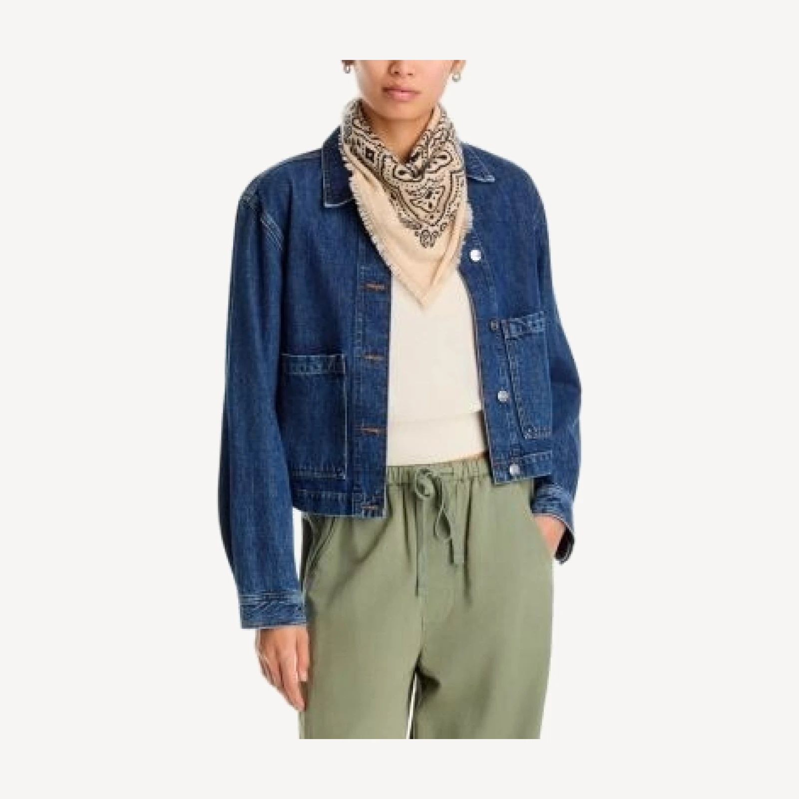 C by Bloomingdale's Cashmere Bandana Scarf - Exclusive